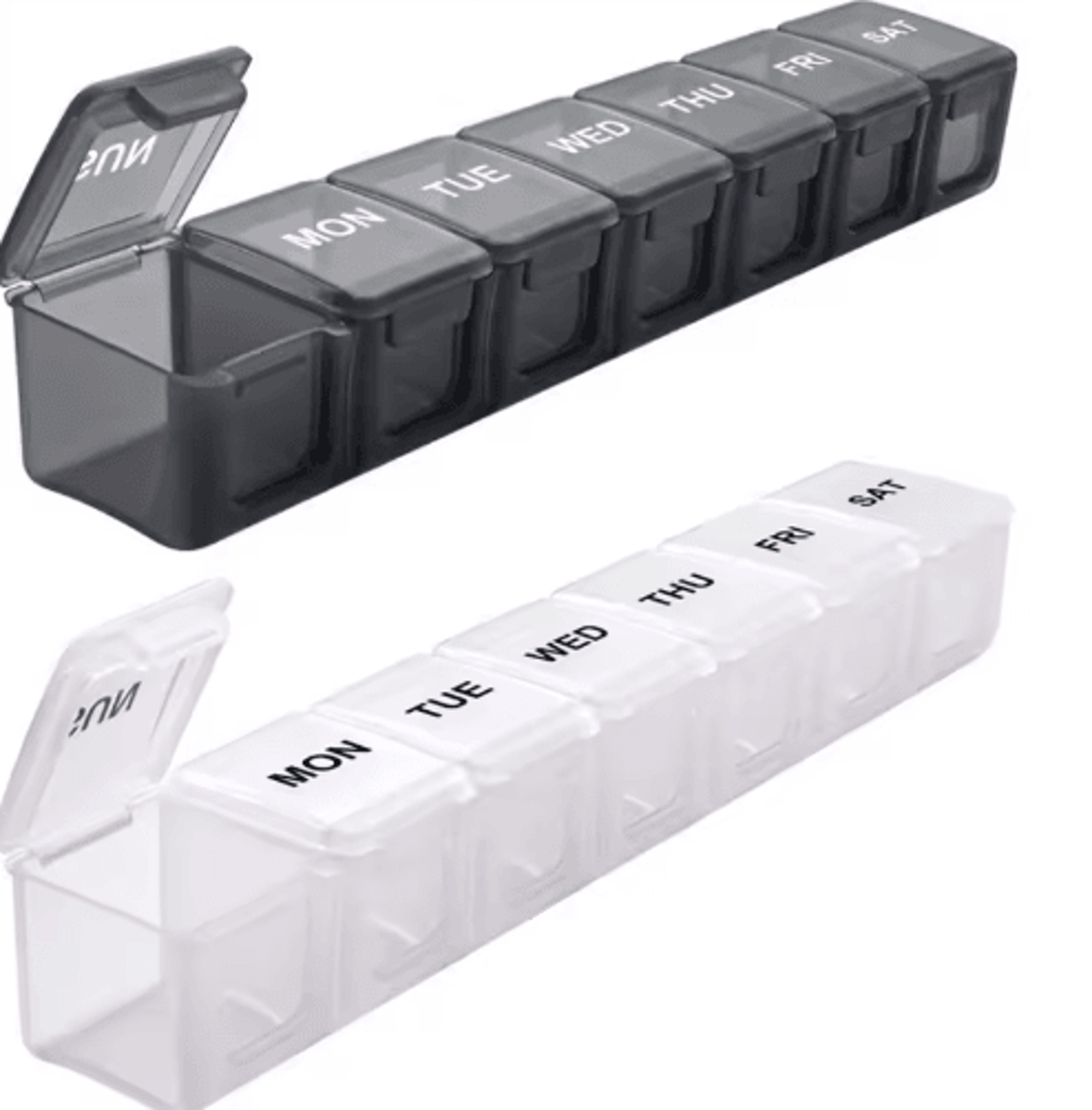 7Day Pill Organizer  Portable Weekly Vitamin  Tablet Storage Case 2