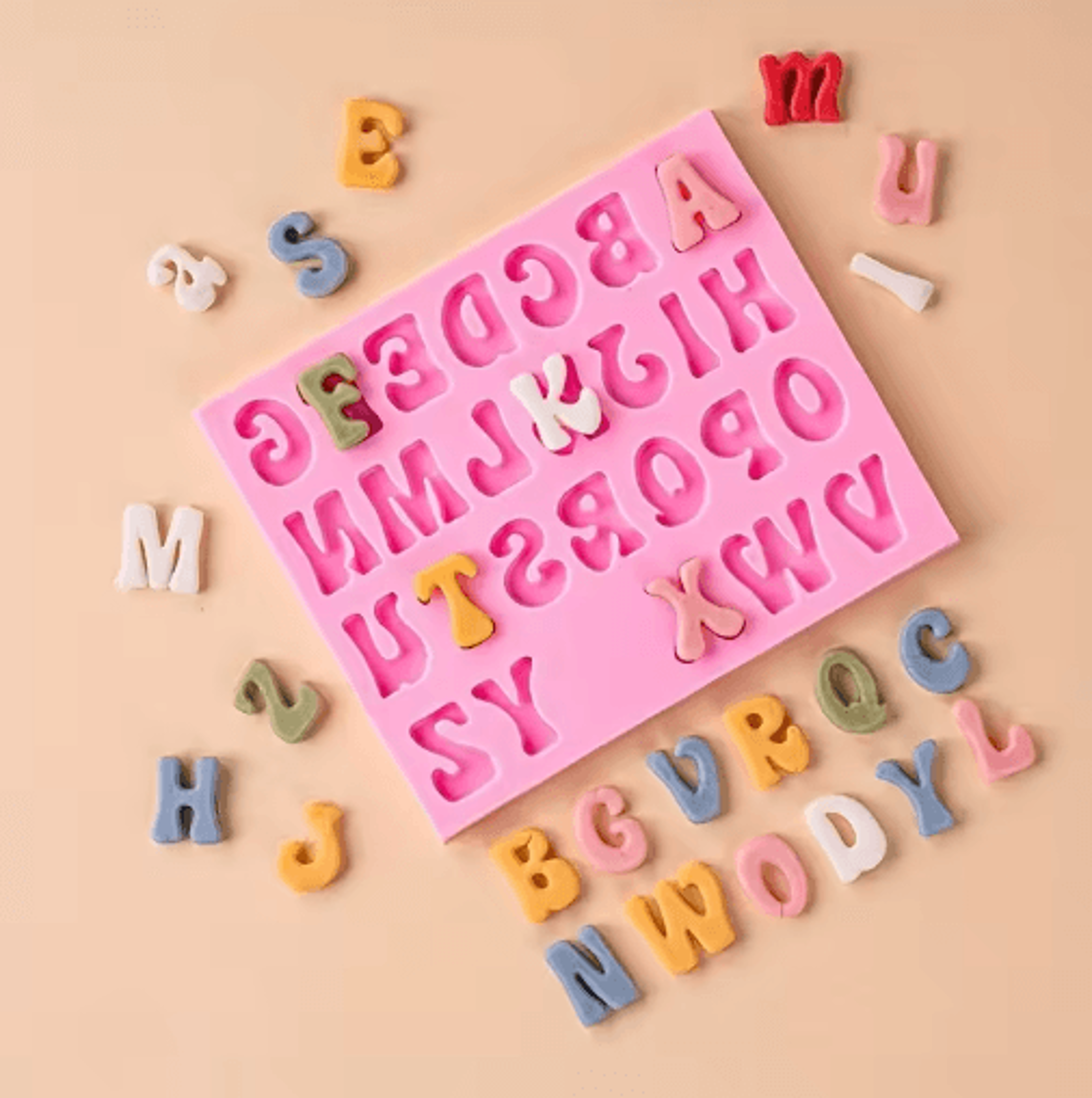 Alphanumeric Silicone Mold  Letters  Numbers Cake Decorating Tool 9