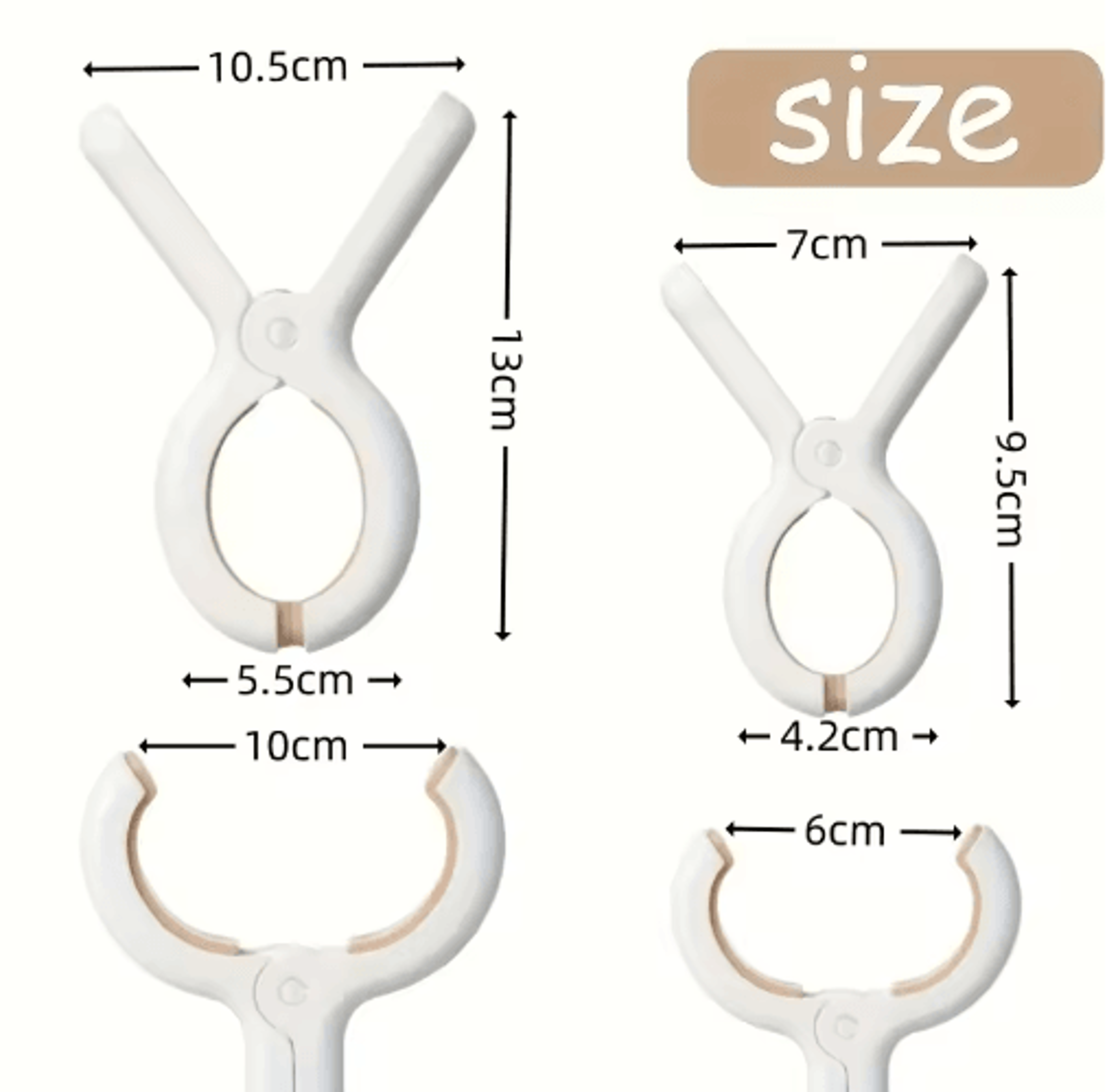 HeavyDuty Beach Towel Clips  Windproof Laundry  Blanket Pegs 10