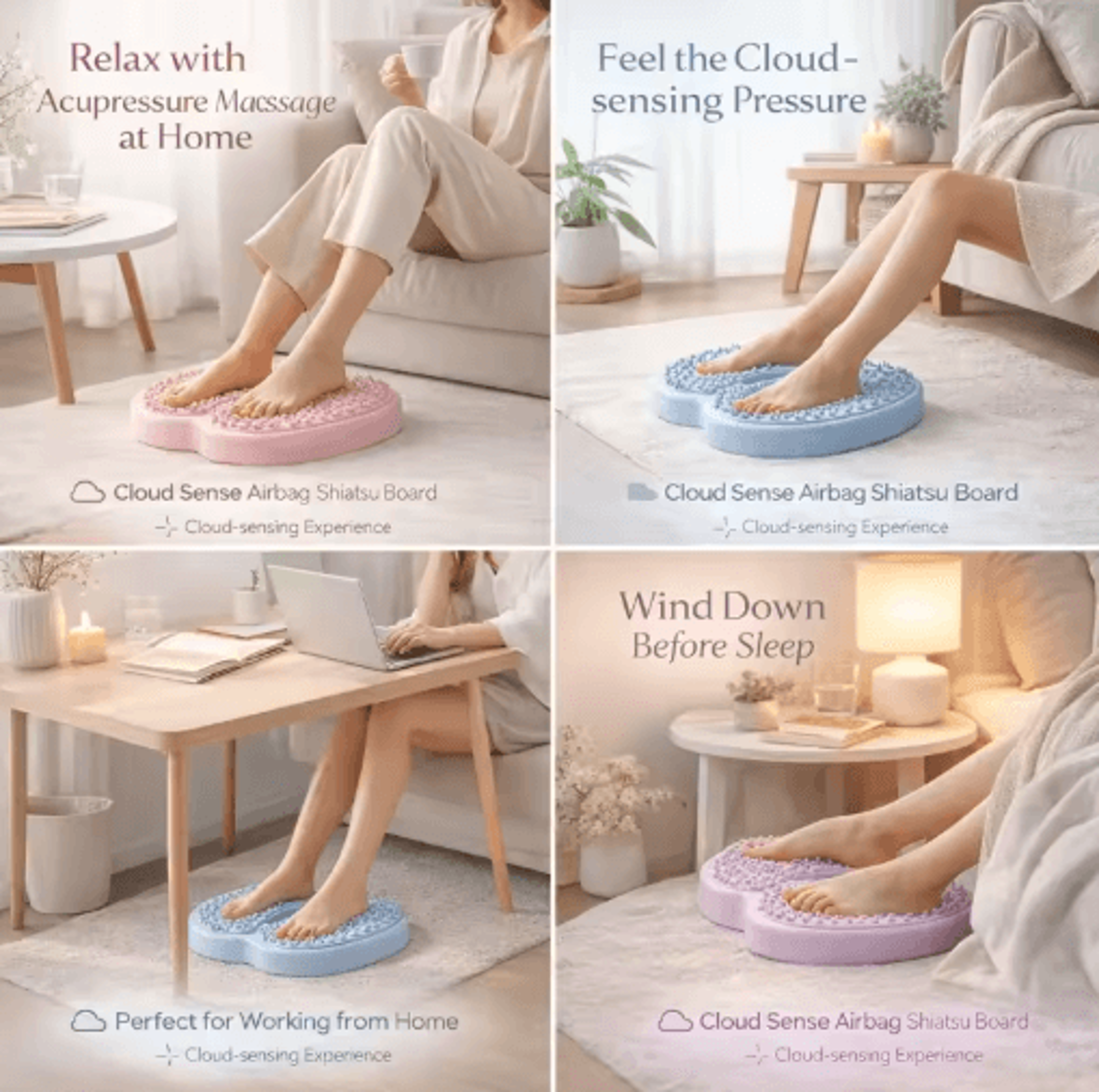 Inflatable Foot Massage Stepper  Balance Training  Pressure Point Pad 8
