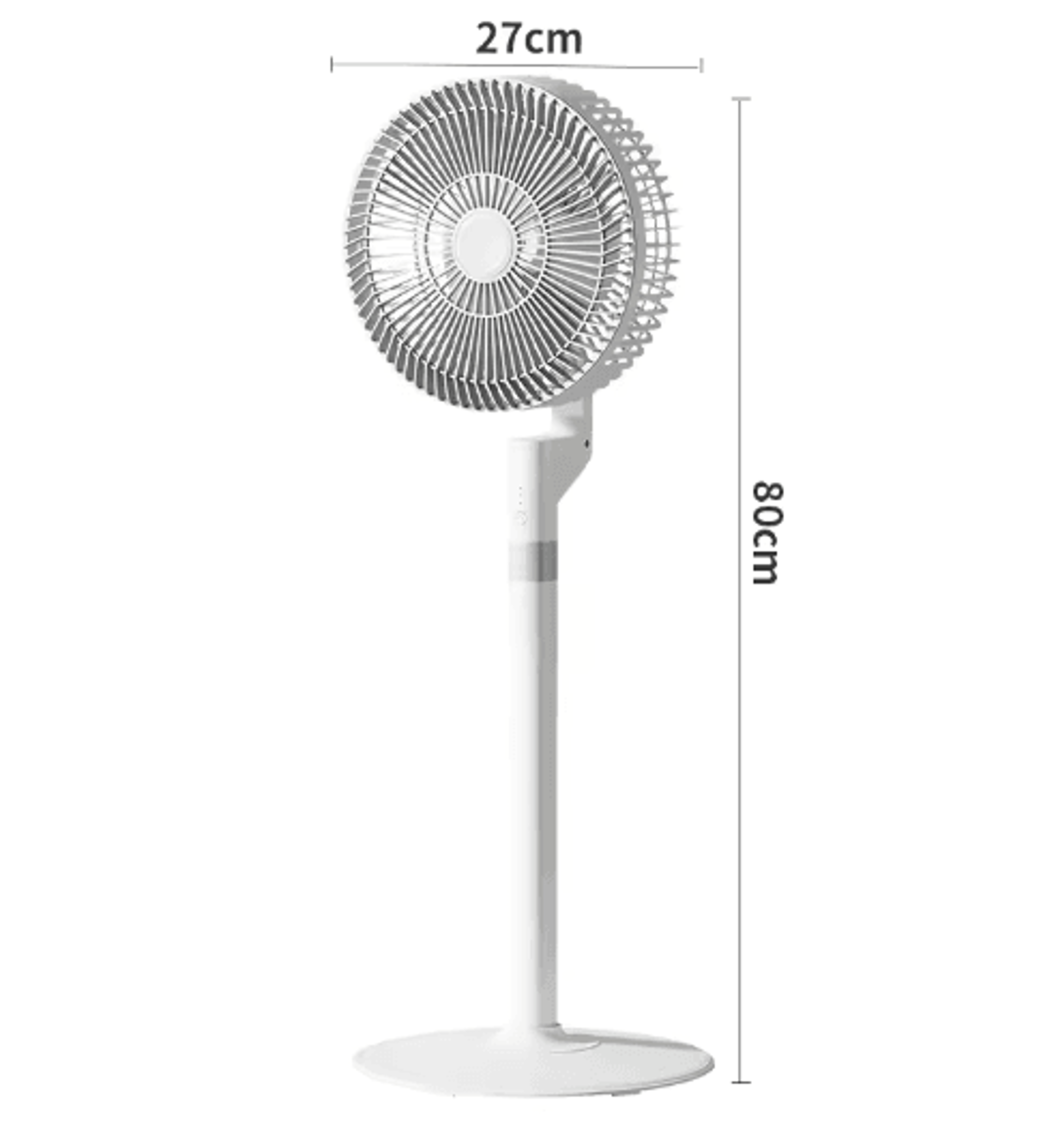 Portable Air Circulation Fan With Quiet HighPower Cooling 1