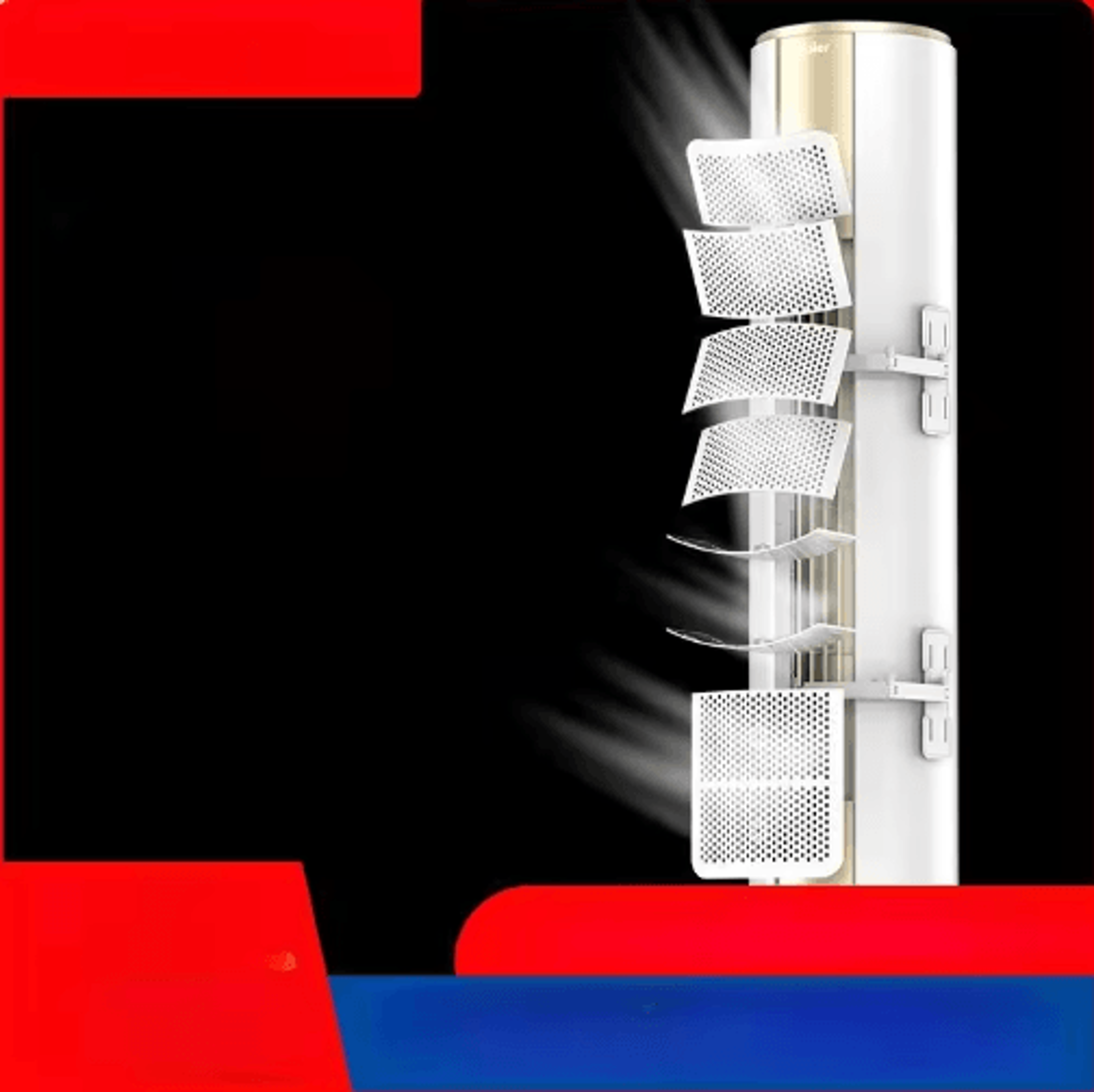 Adjustable Vertical Air Conditioner Wind Deflector With Honeycomb Design 2