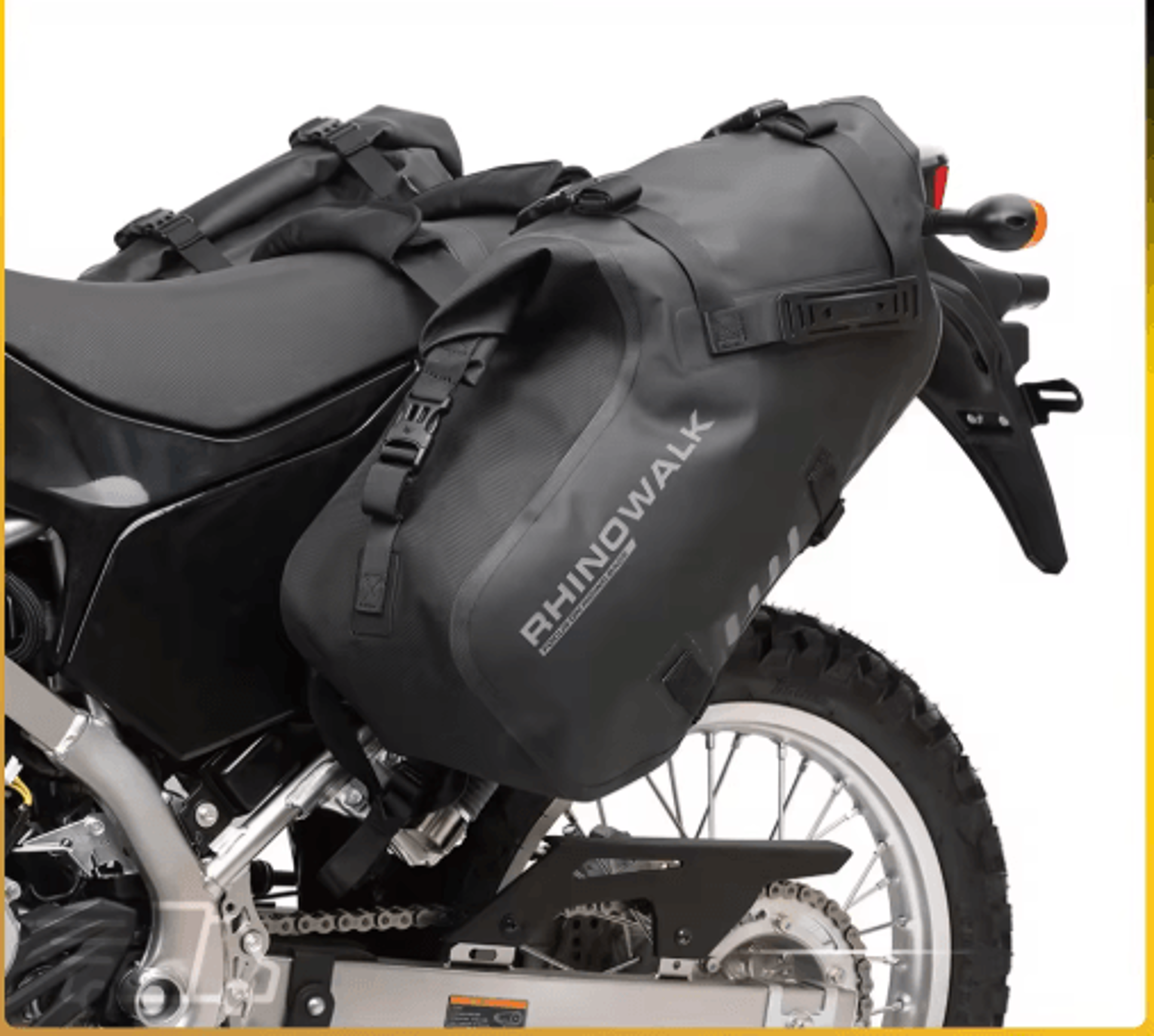 waterproof motorcycle pannier saddle bags 18l 28l 48l 2-piece set