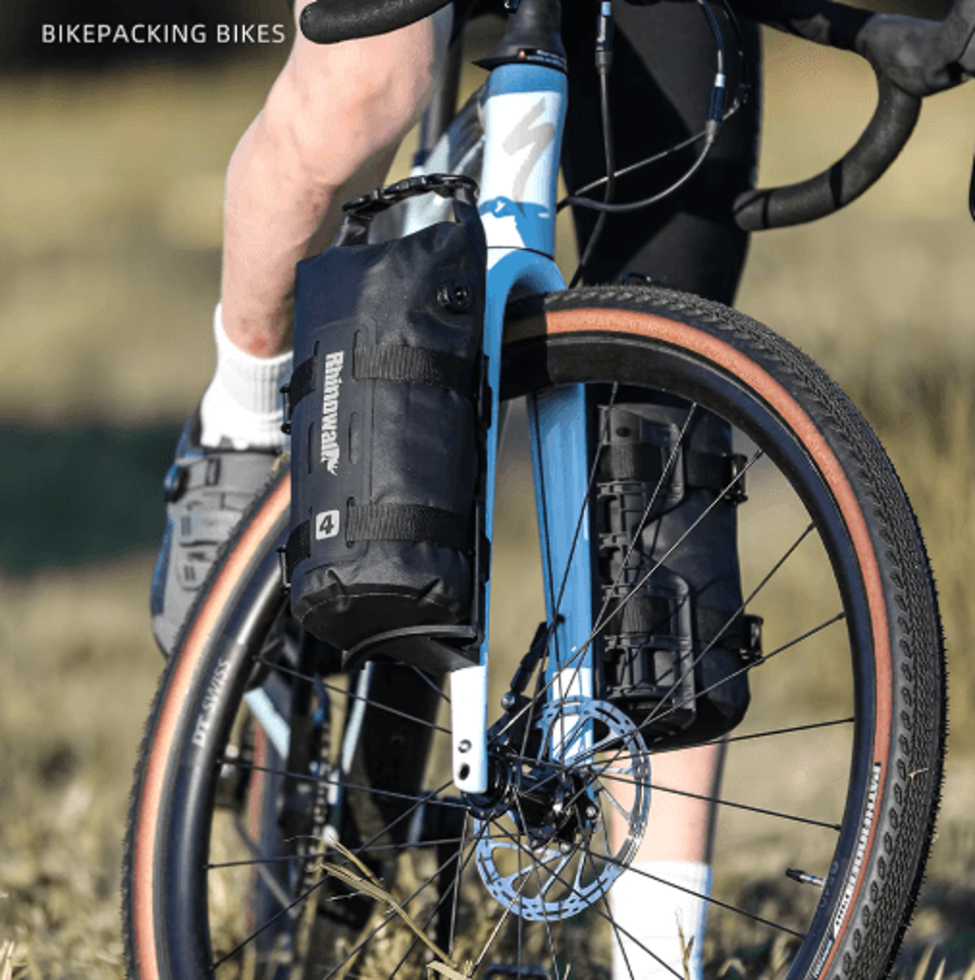 Waterproof Bike Front Fork Bag  4L7L QuickRelease Cycling Storage 9
