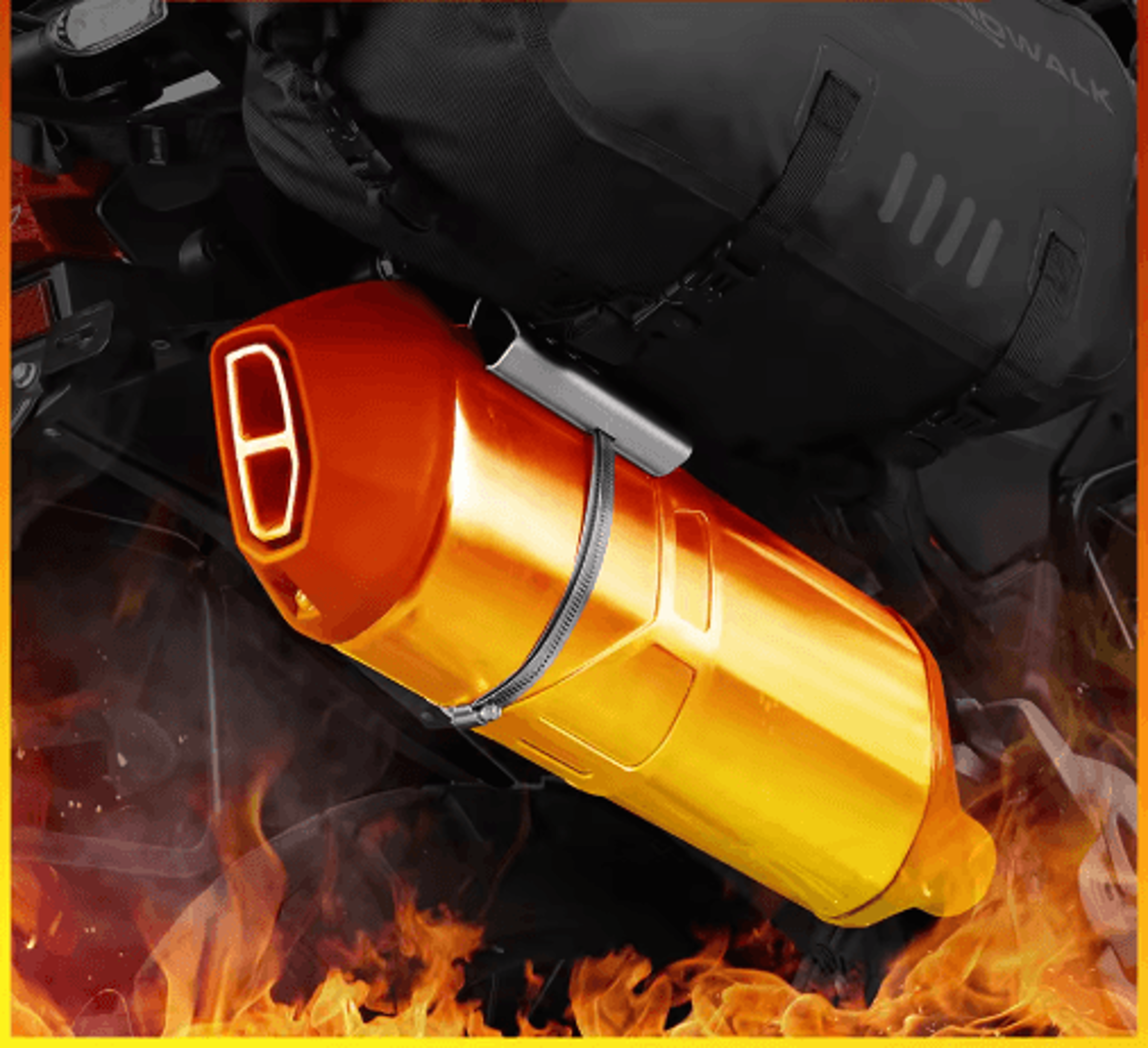 Motorcycle Exhaust Heat Shield  UniversalStyle AntiScald Pipe Protector 7