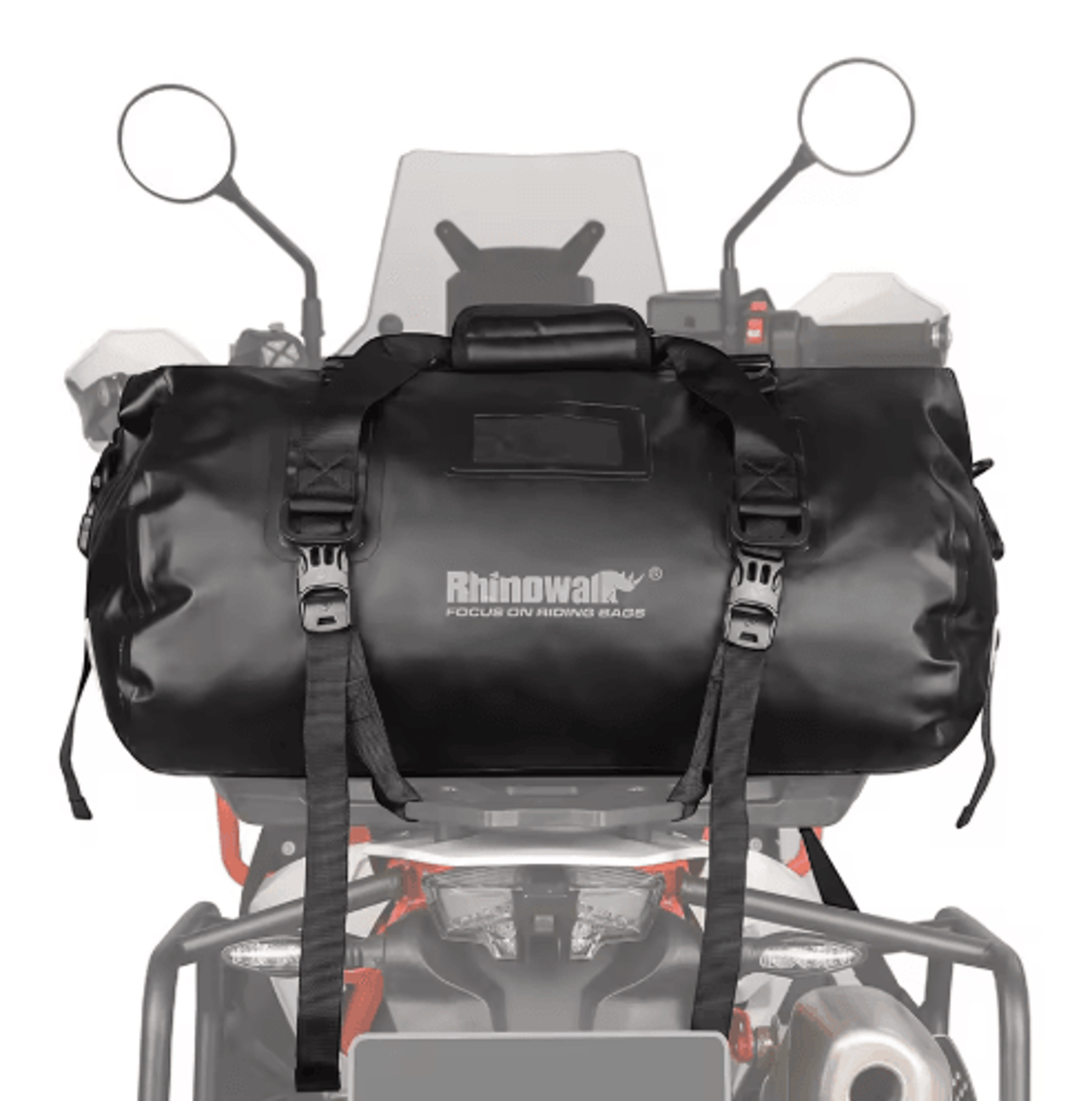 Waterproof Motorcycle Tail Bag  20L45L65L Large Capacity Rear Seat Luggage 8
