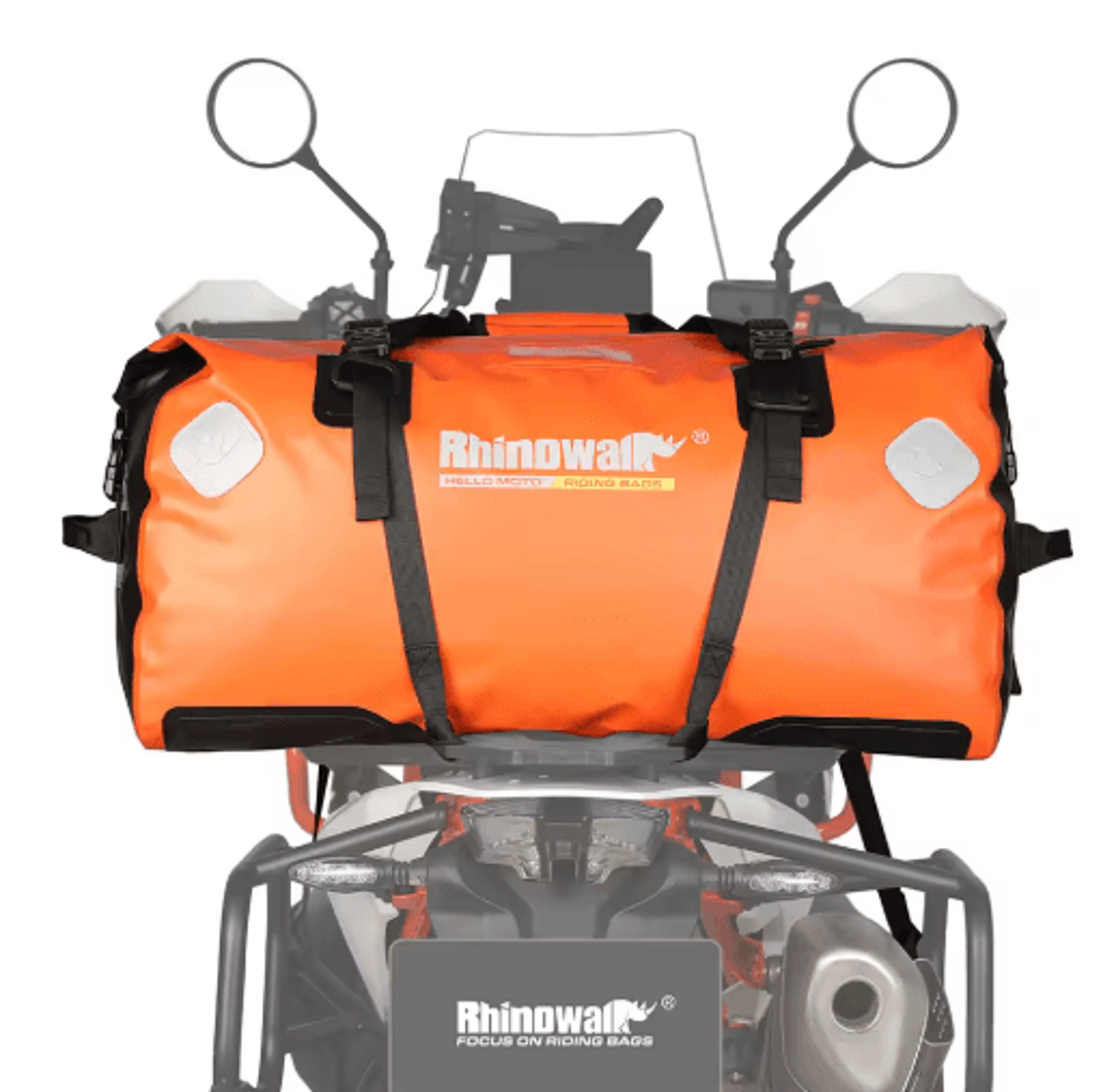 Waterproof Motorcycle Tail Bag  20L45L65L Large Capacity Rear Seat Luggage 4