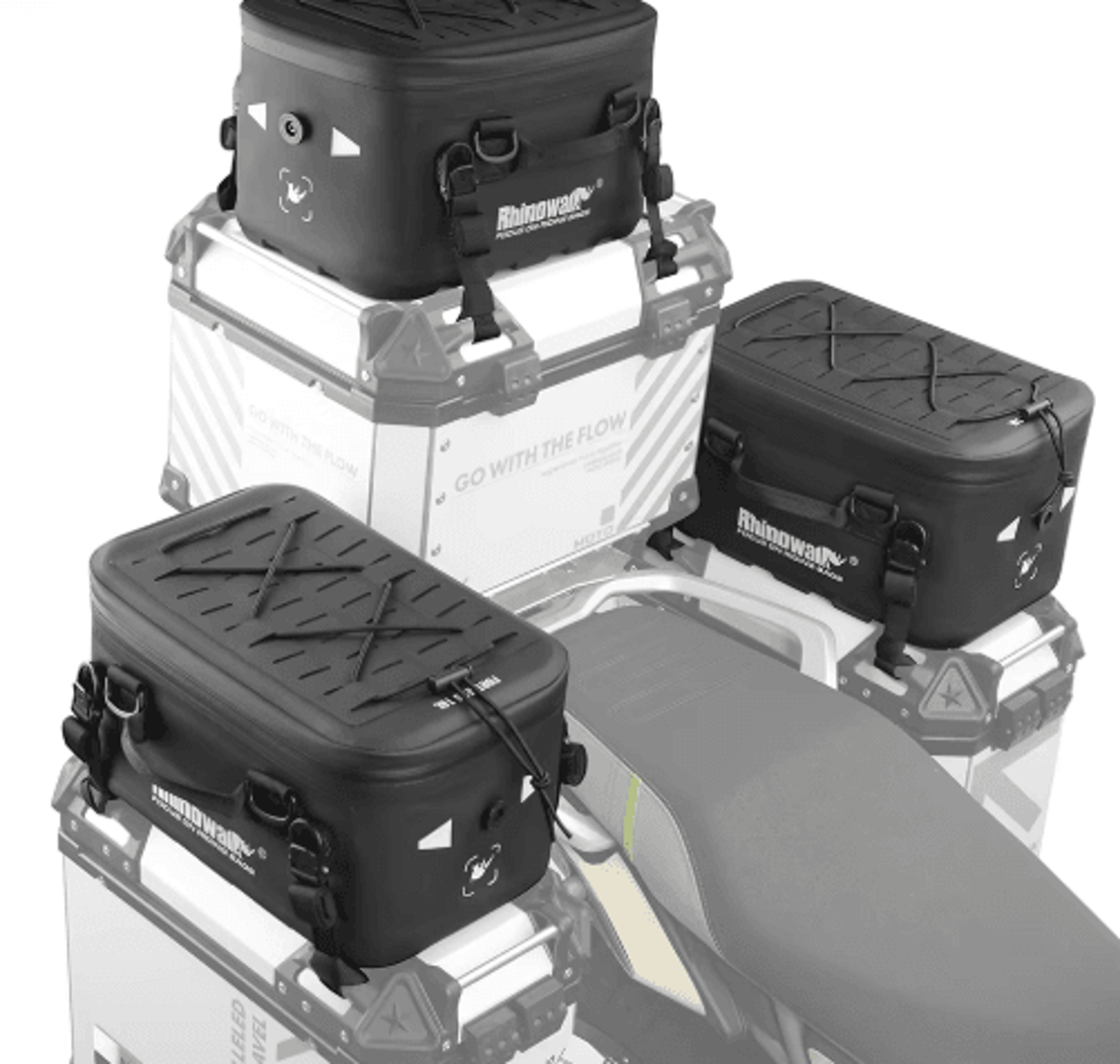 waterproof motorcycle side bag – collision-resistant adventure pannier luggage