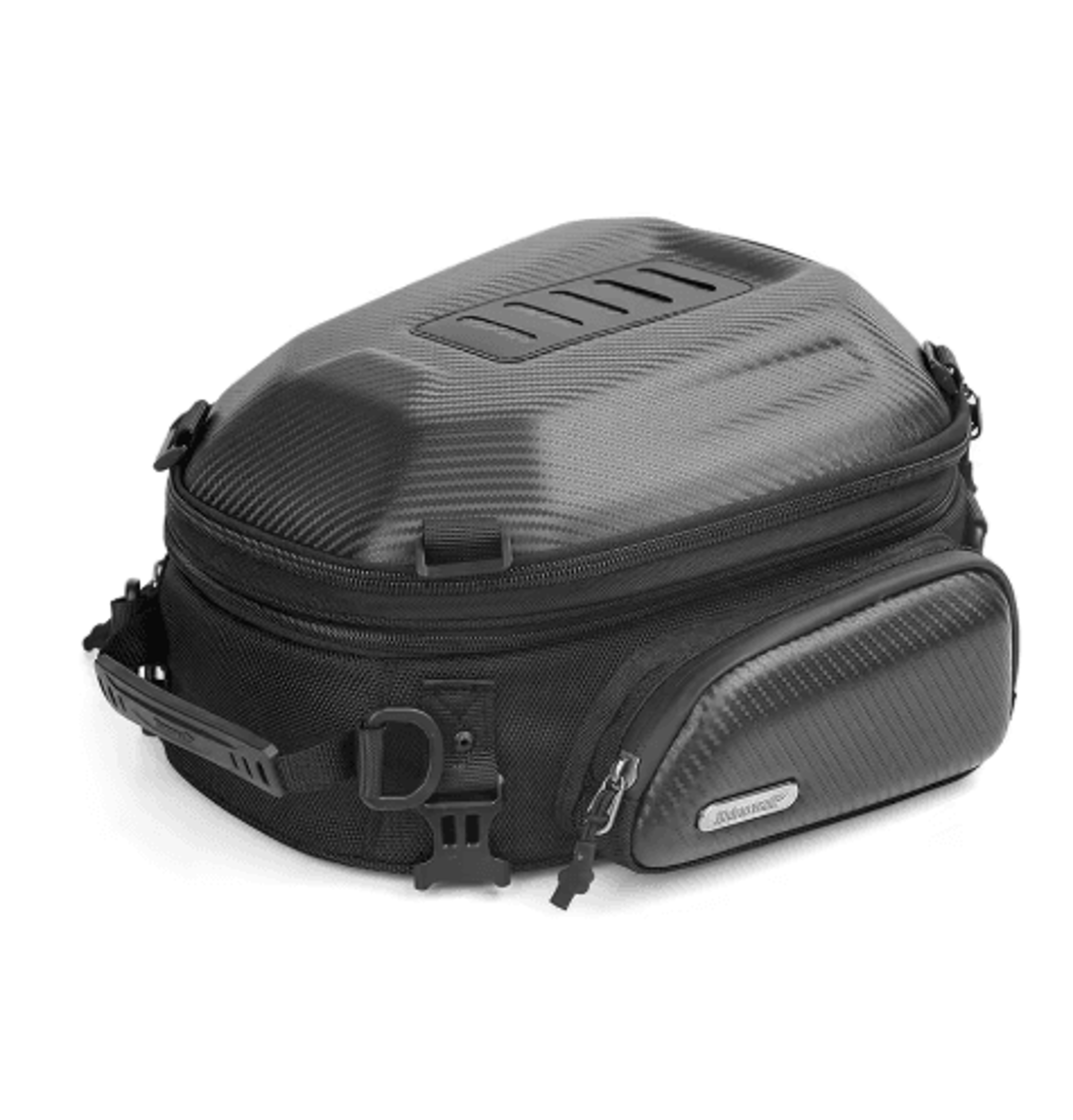 Waterproof Motorcycle Tail Bag  12L18L Expandable Hard Shell Storage 1
