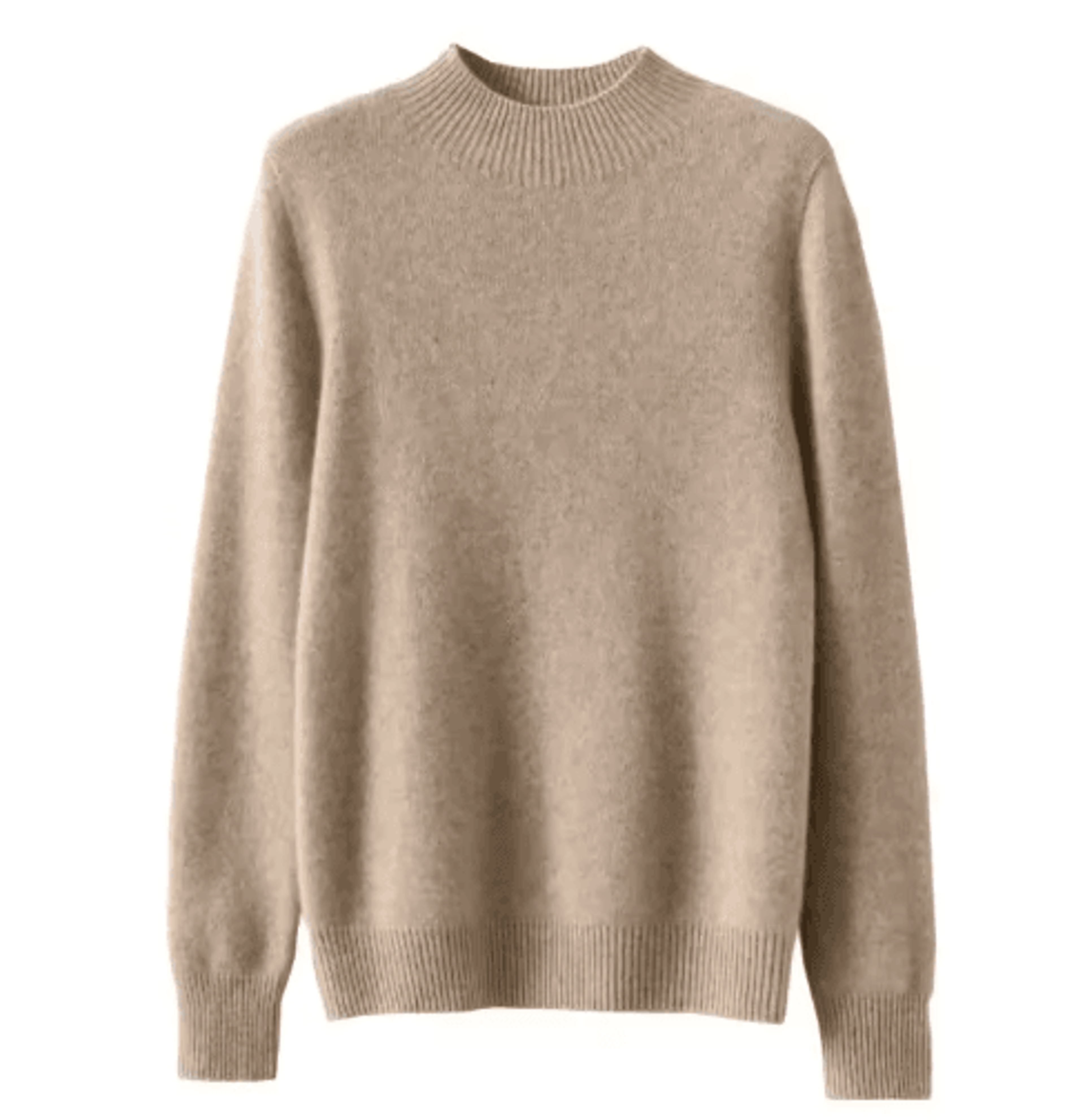 womens half turtleneck knit sweater – warm korean style pullover
