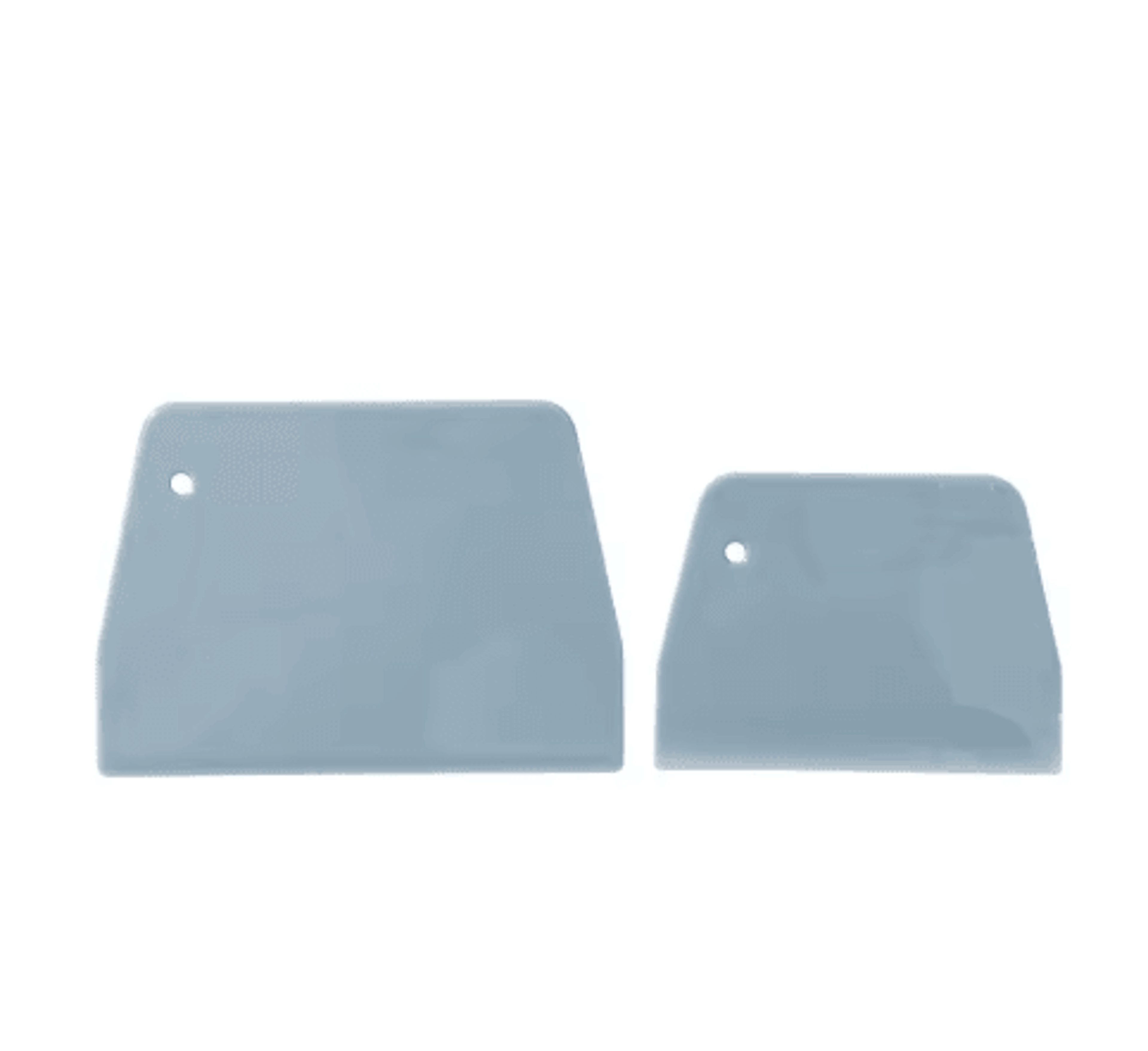 2Piece Plastic Dough Scraper Set  Cake Cream  Batter Baking Tools 4