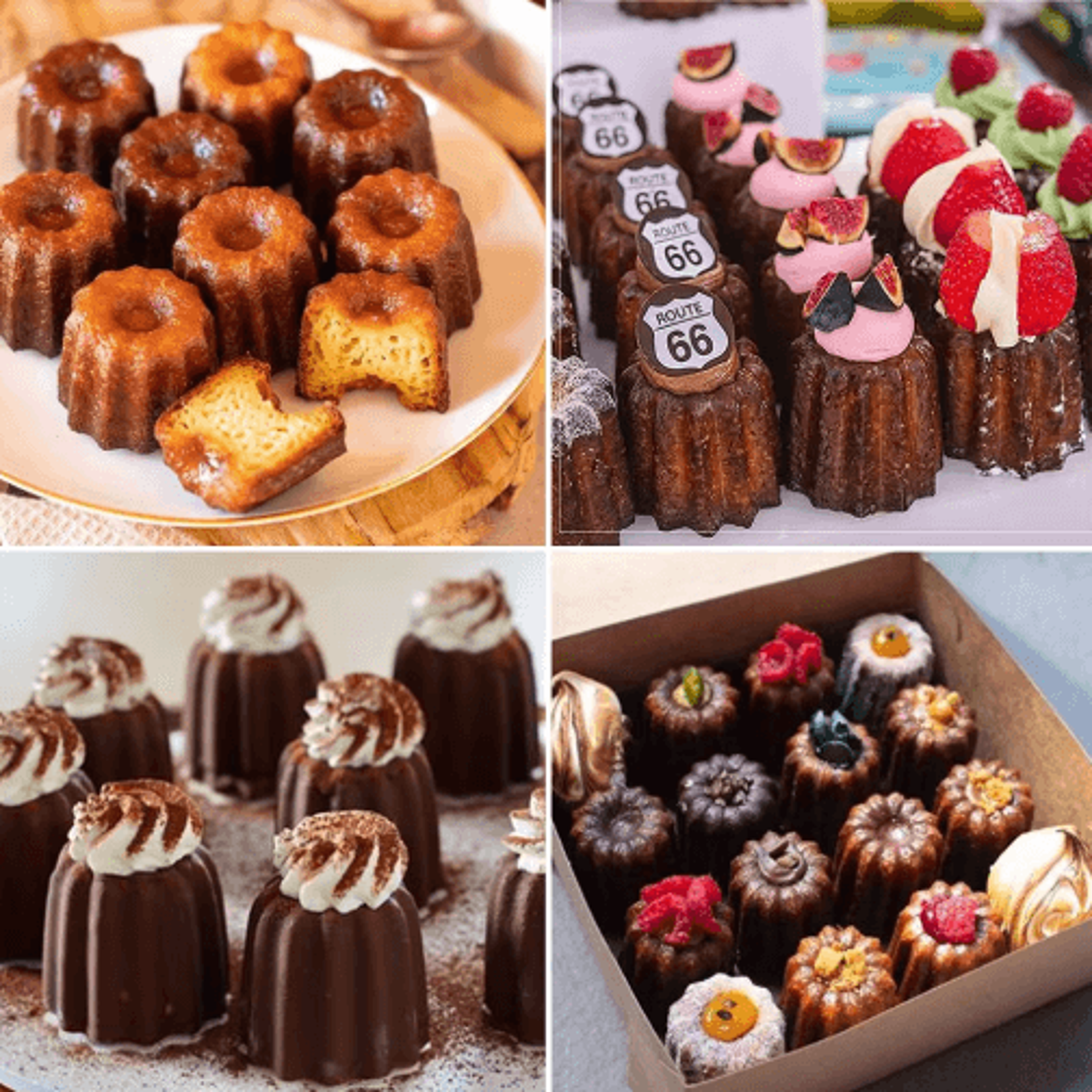 Silicone Canele Baking Mold  818Cavity Nonstick Mini Cake Pan 5