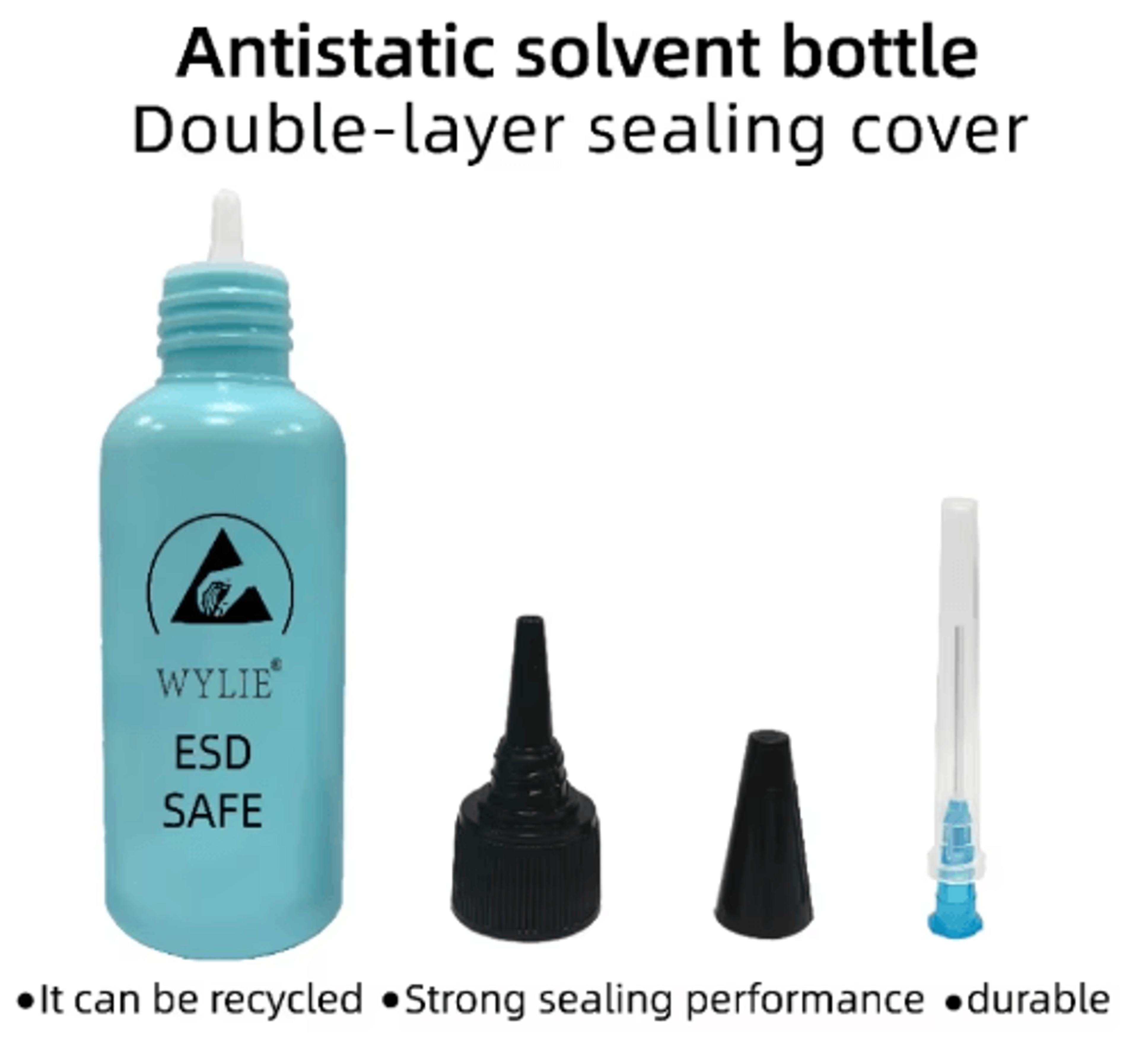 60ml ESDSafe Solvent Bottle  LeakResistant Precision Dispenser 7