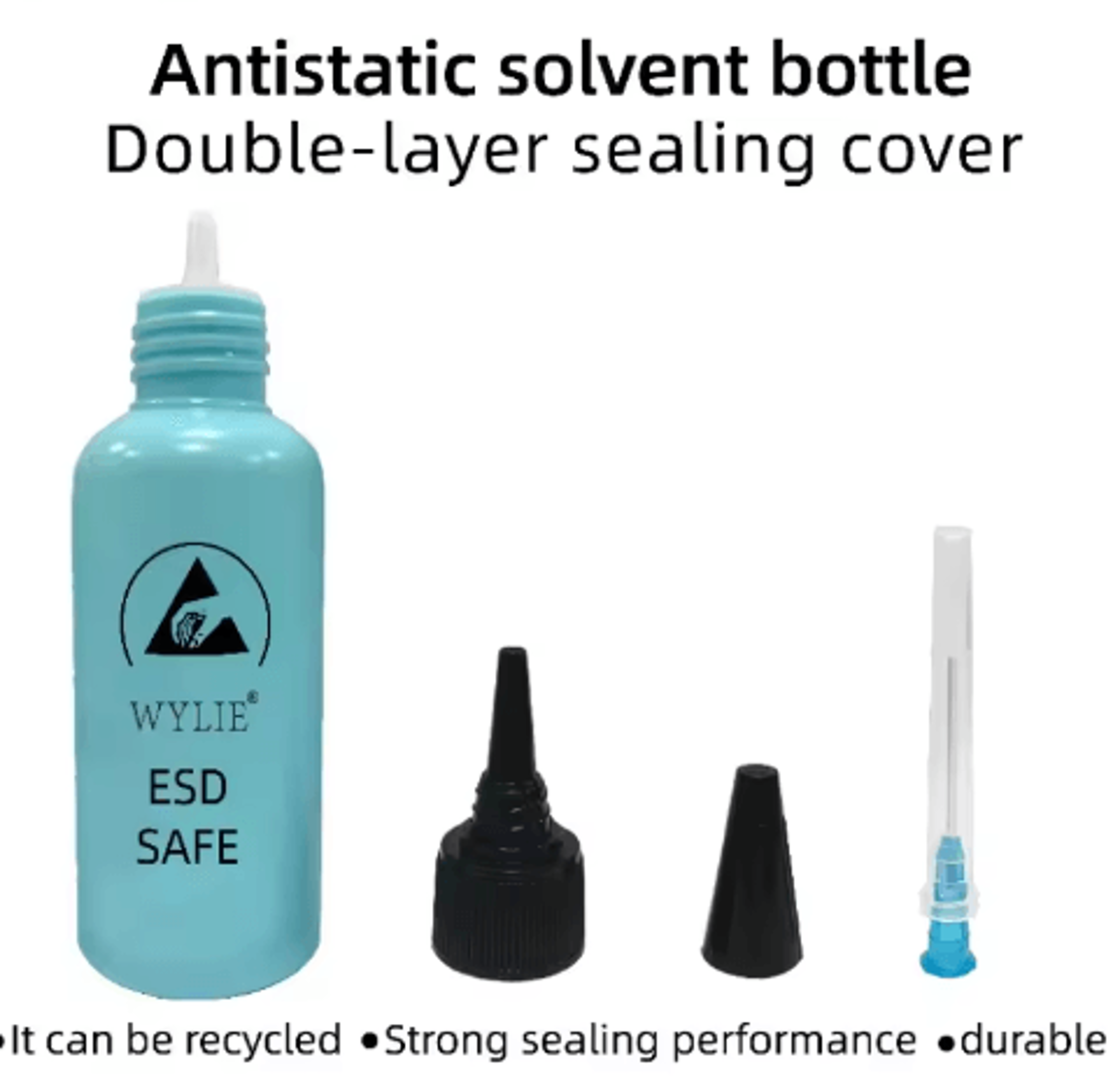 60ml ESDSafe Solvent Bottle  LeakResistant Precision Dispenser 1