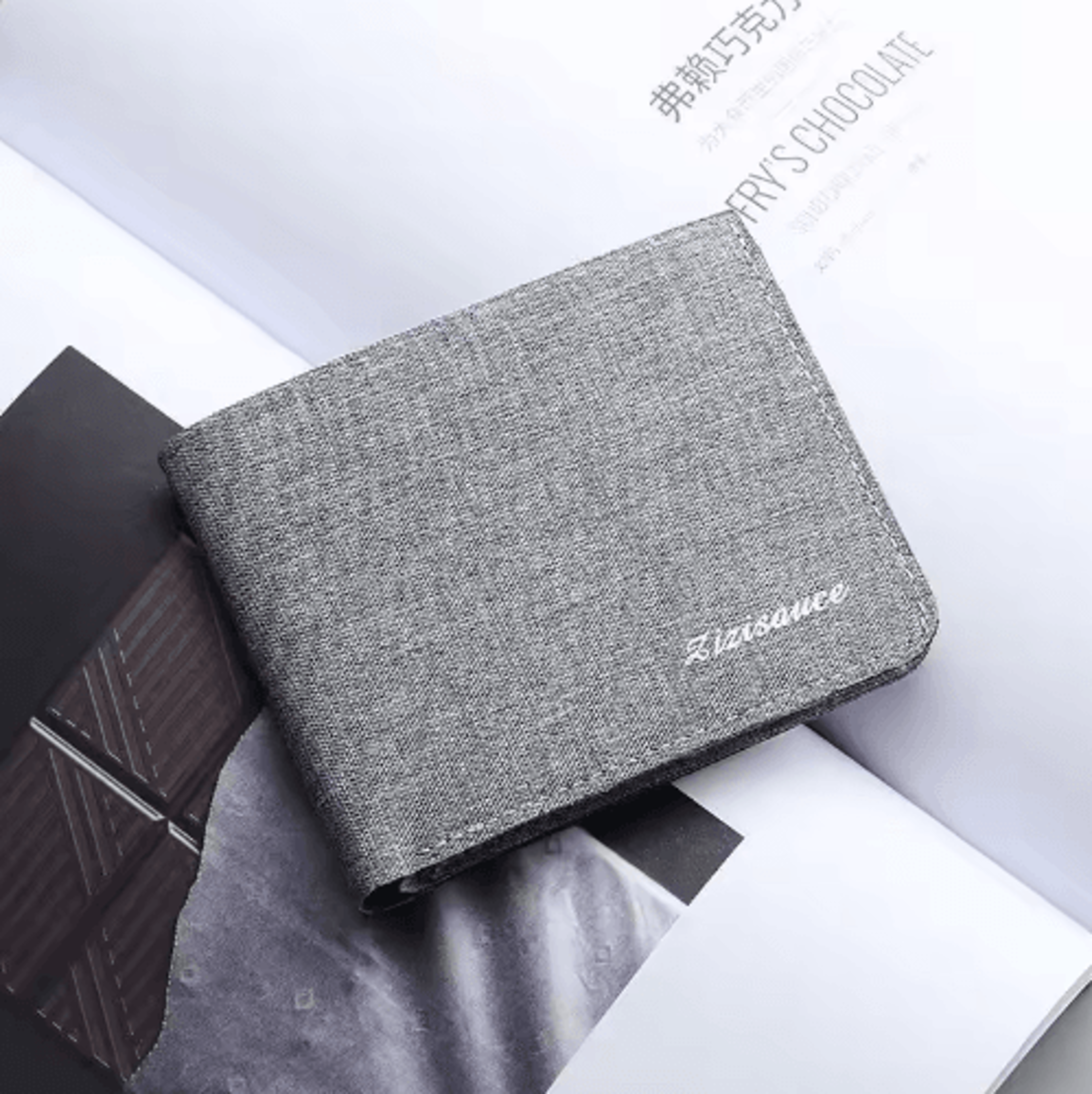 Mens Canvas Wallet  Compact Card  ID Holder 1