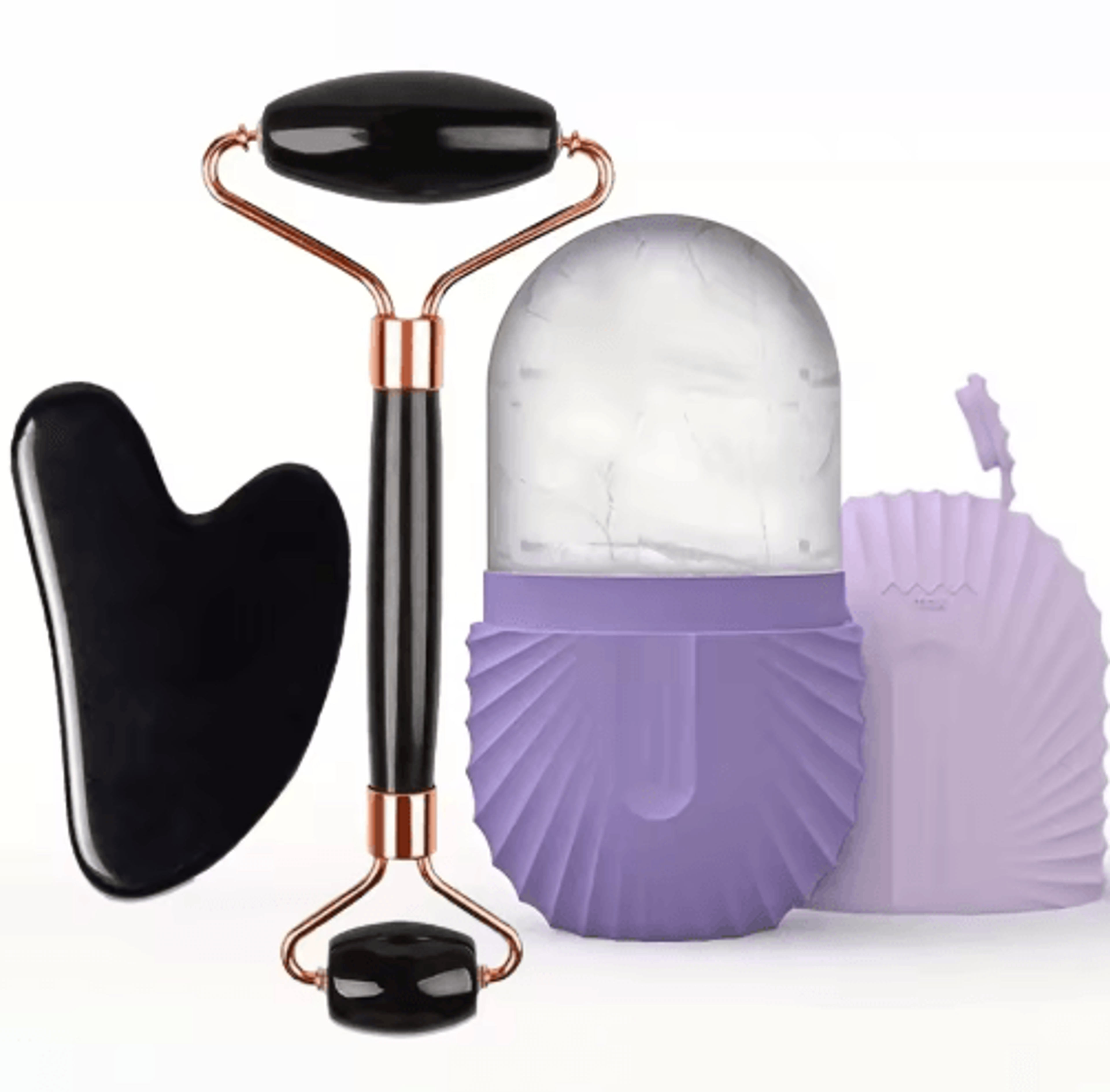 Ice Face Roller  Gua Sha Set  Cooling Facial Massage Tools 16
