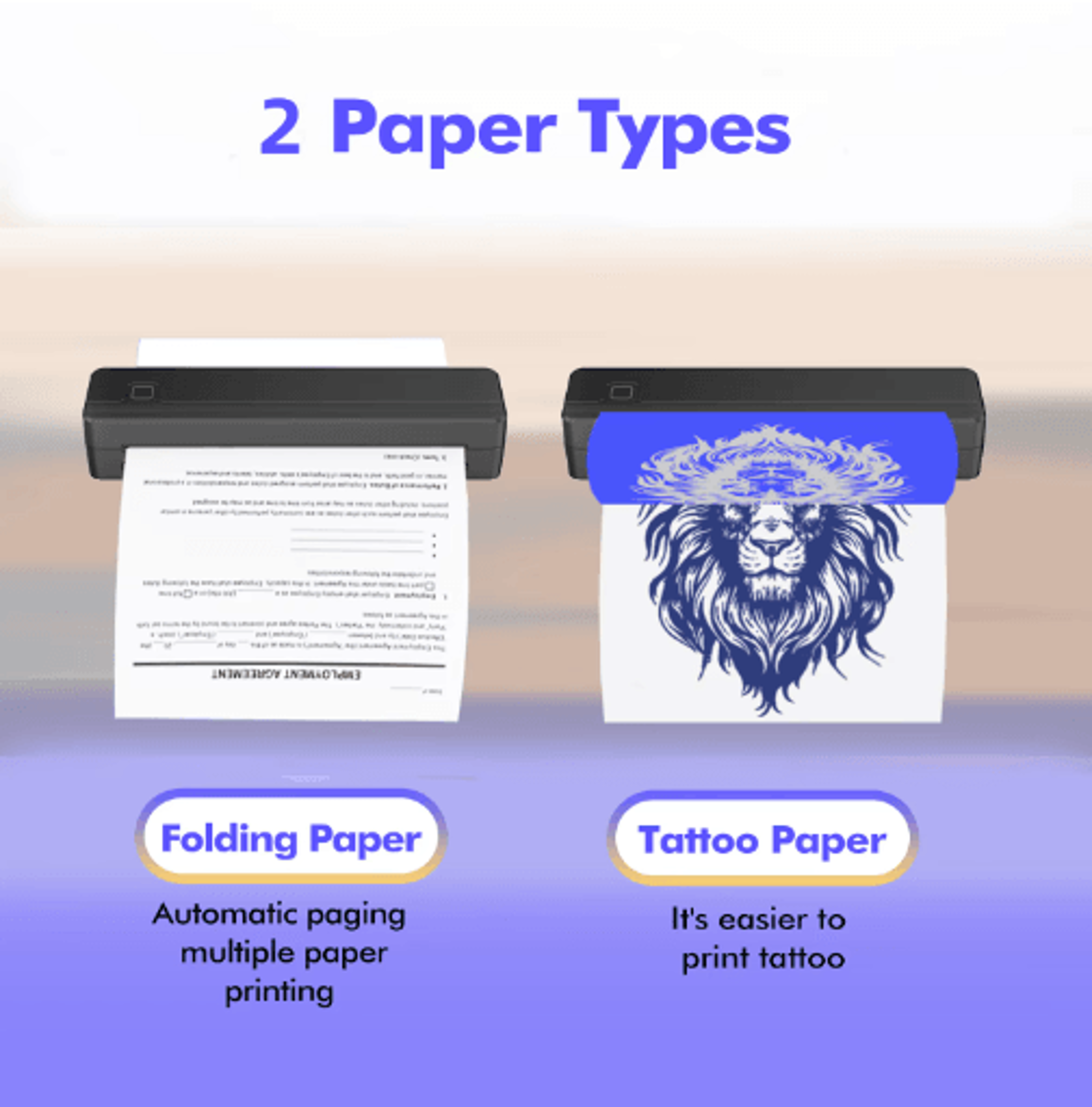 Portable A4 Bluetooth Tattoo Stencil Printer  Wireless Thermal Transfer Printer 7