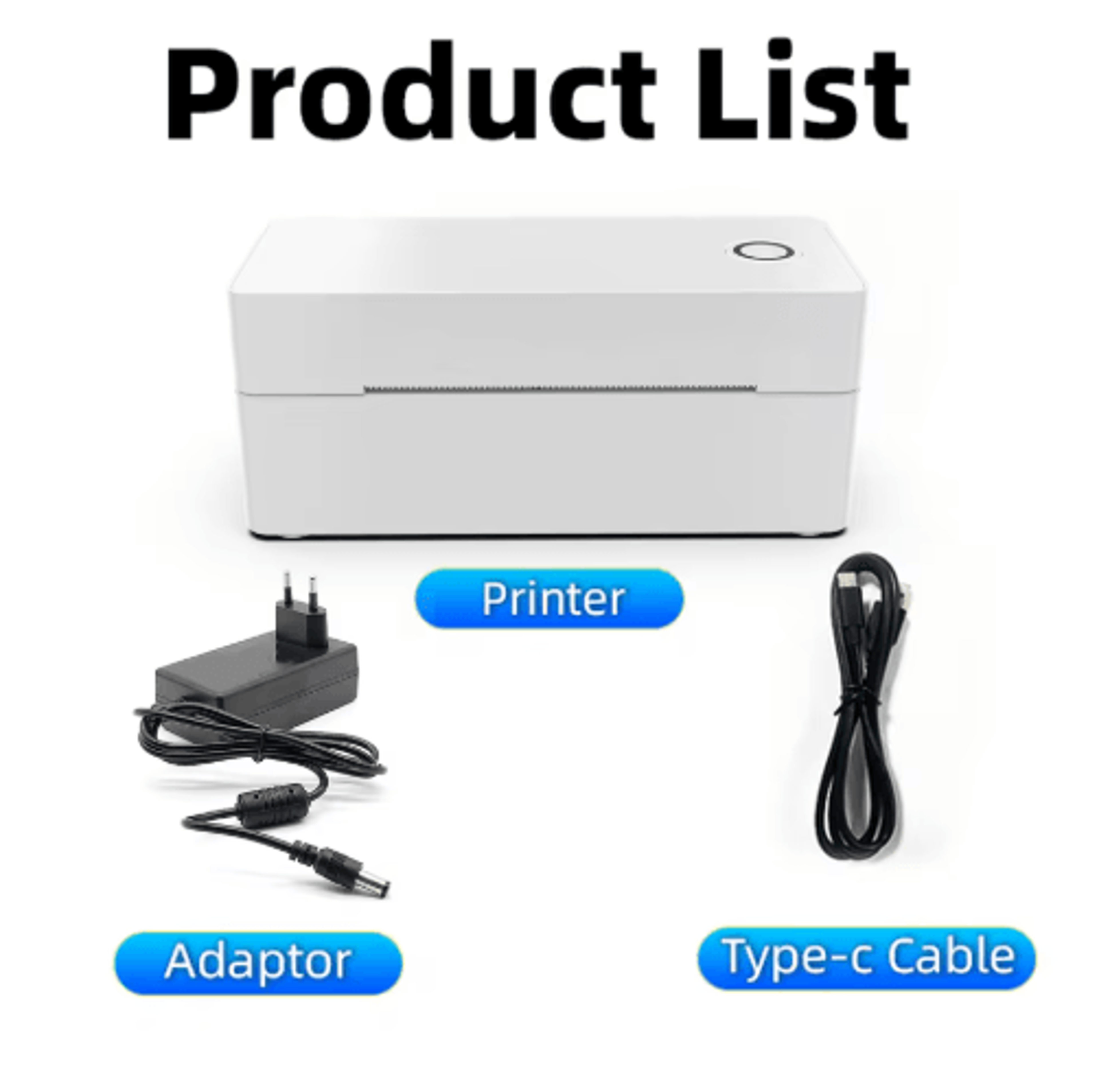 4x6 Bluetooth Thermal Shipping Label Printer  Wireless Barcode Printer 1