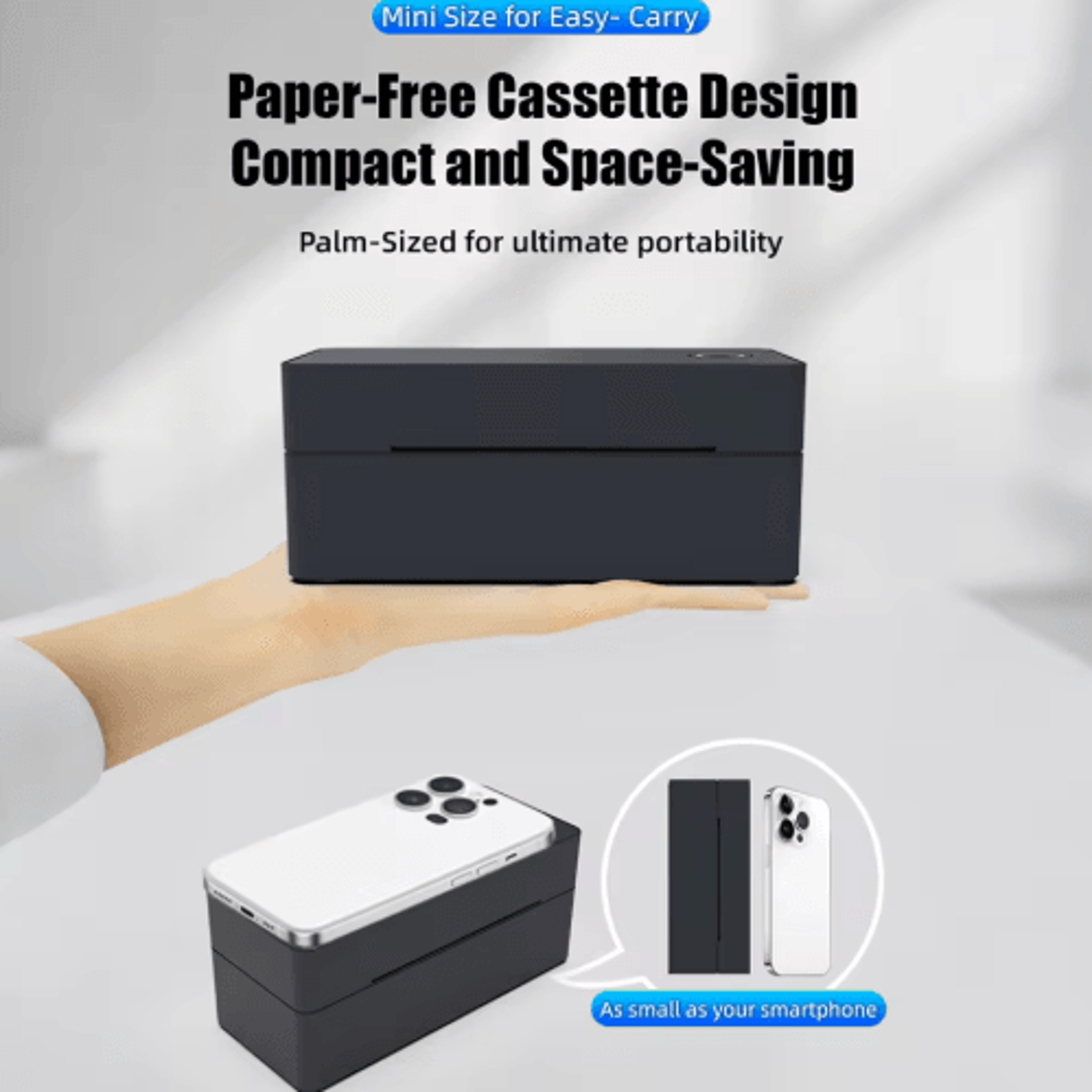 4x6 Bluetooth Thermal Shipping Label Printer  Wireless Barcode Printer 5