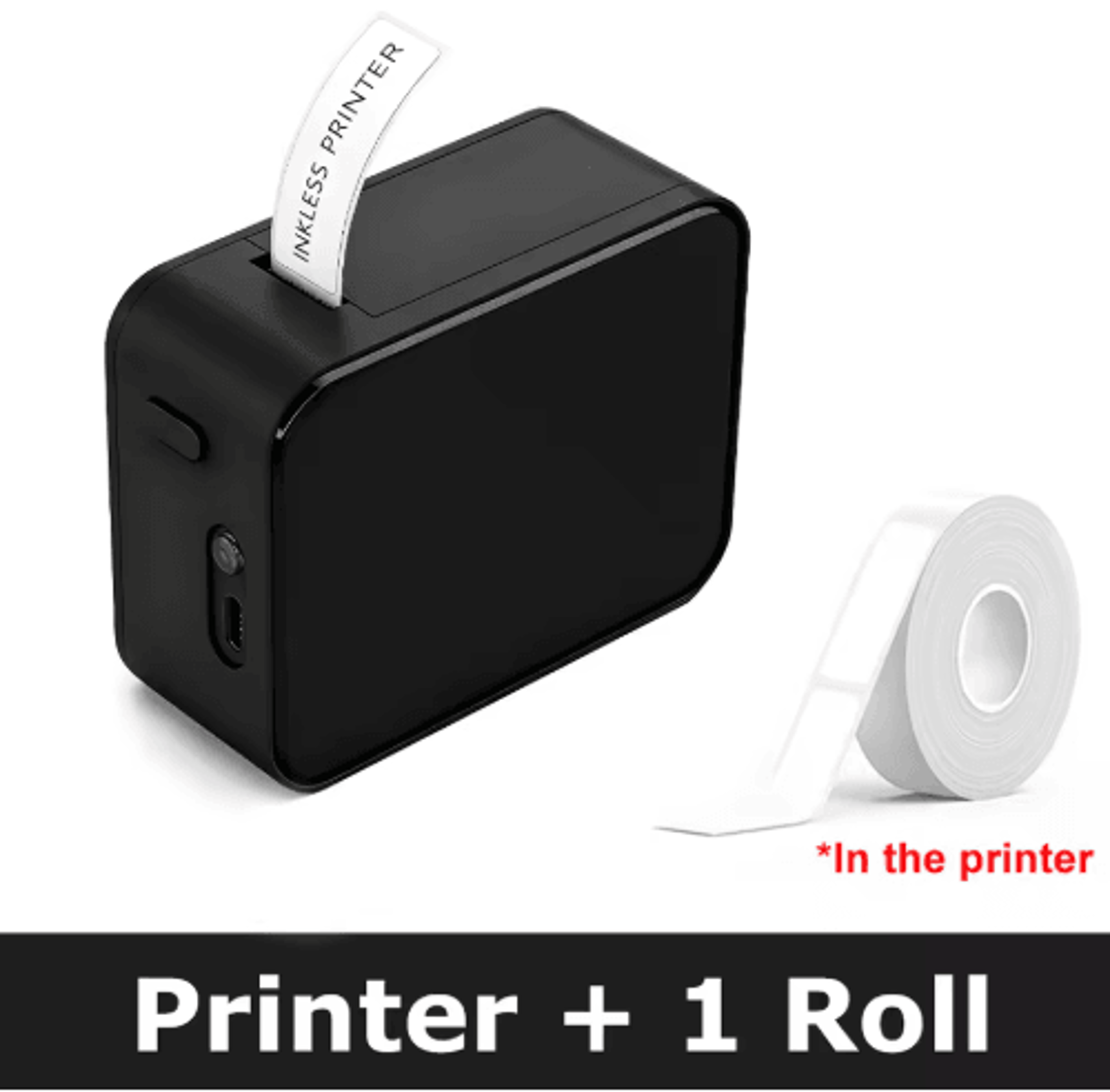Mini Portable Thermal Label Printer  Inkless SelfAdhesive Sticker Maker 1