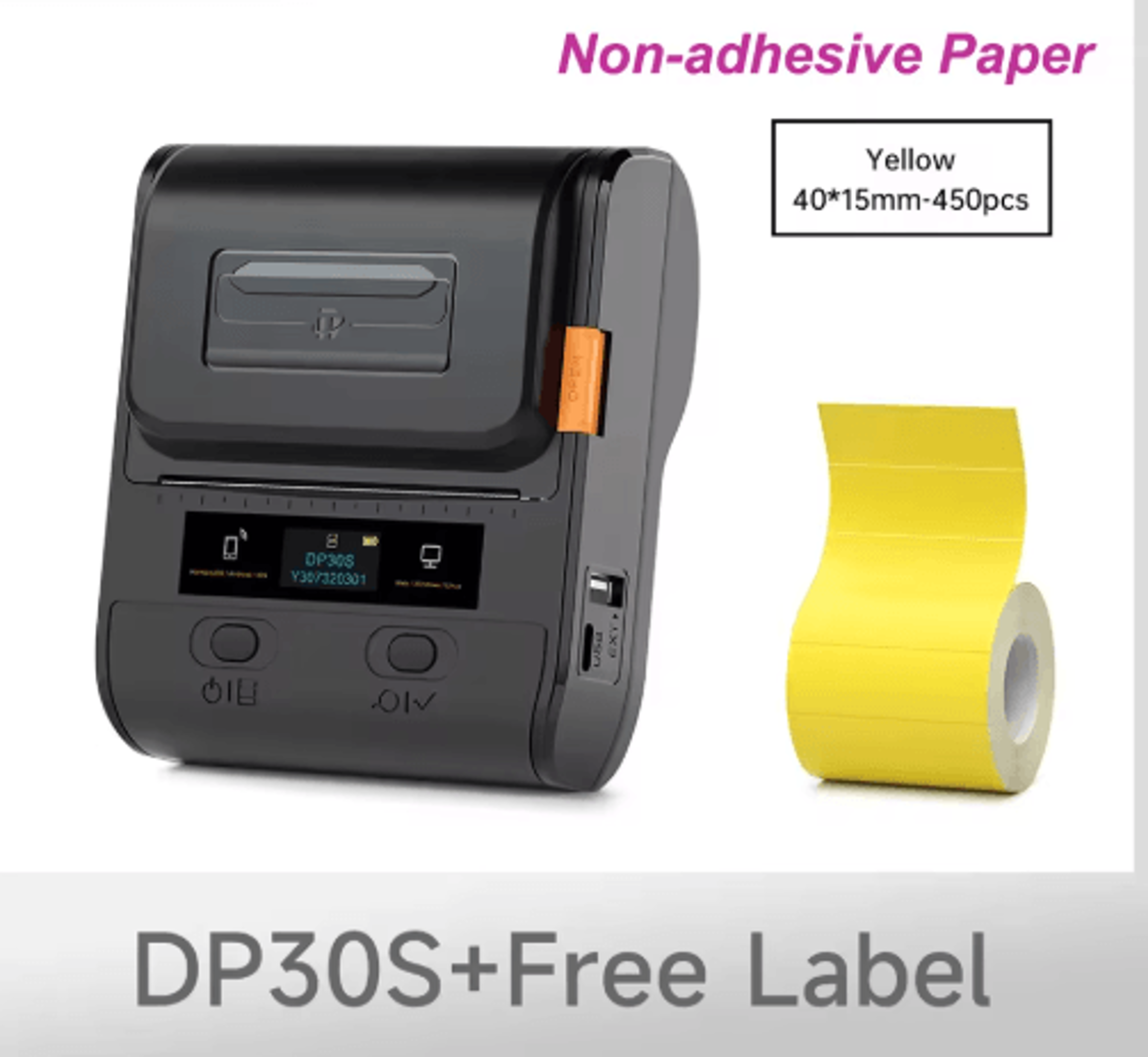 Portable Wireless Thermal Printer  2075mm Desktop Printer 6