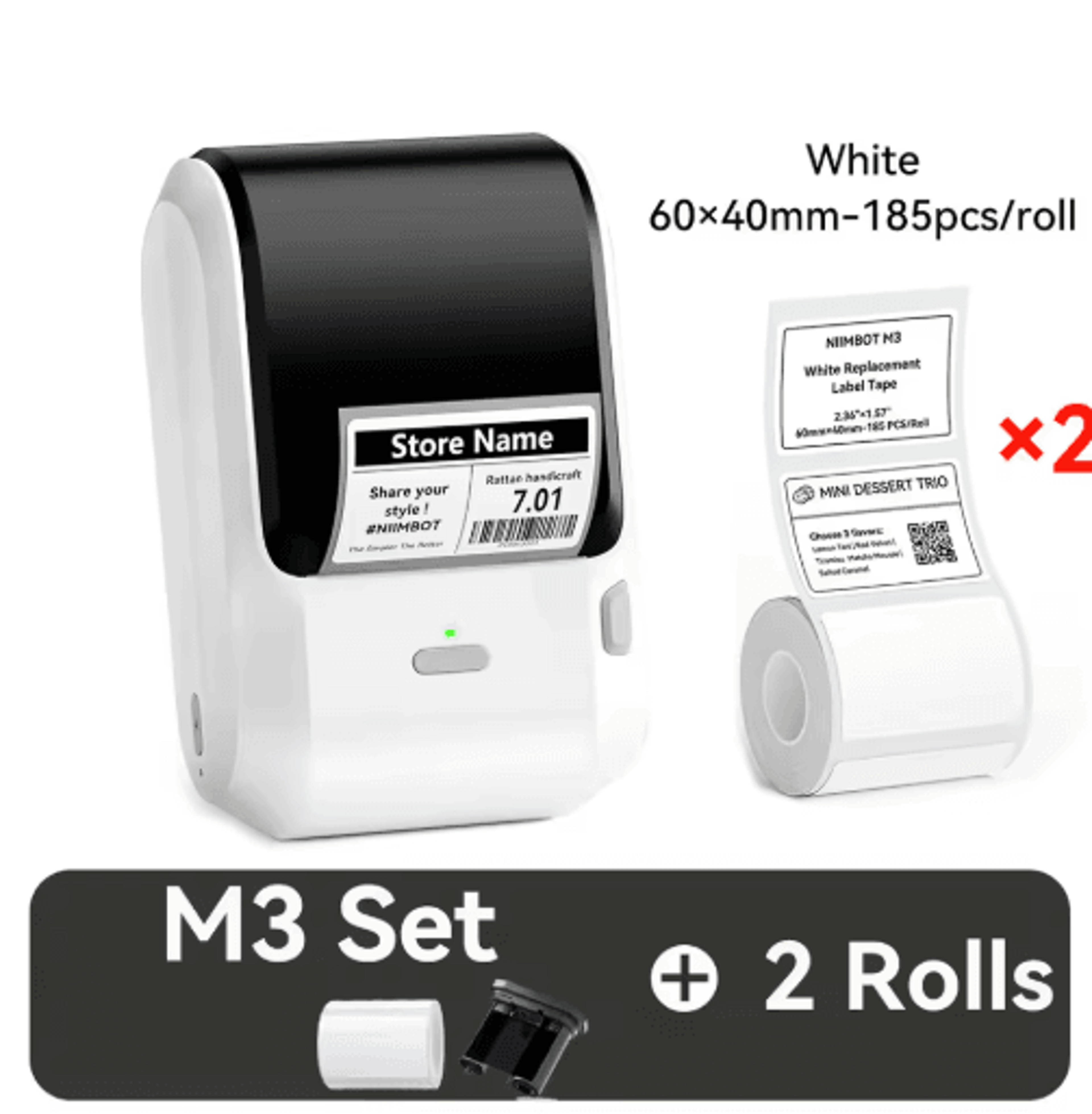 Thermal Transfer Label Printer  Barcode And Price Tag Sticker Maker 3