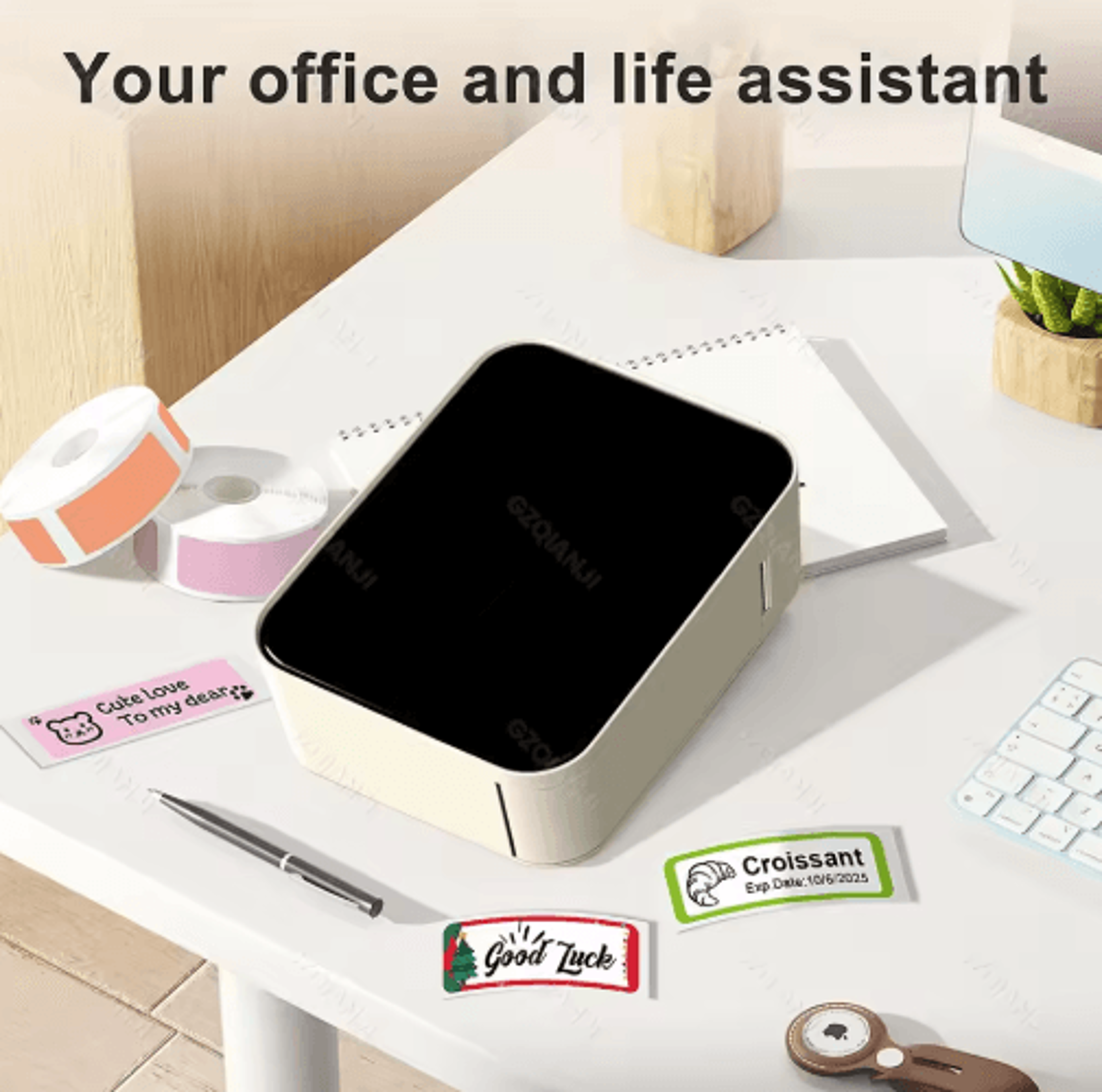 P15 Bluetooth Label Printer  Portable Inkless Mini Label Maker 12