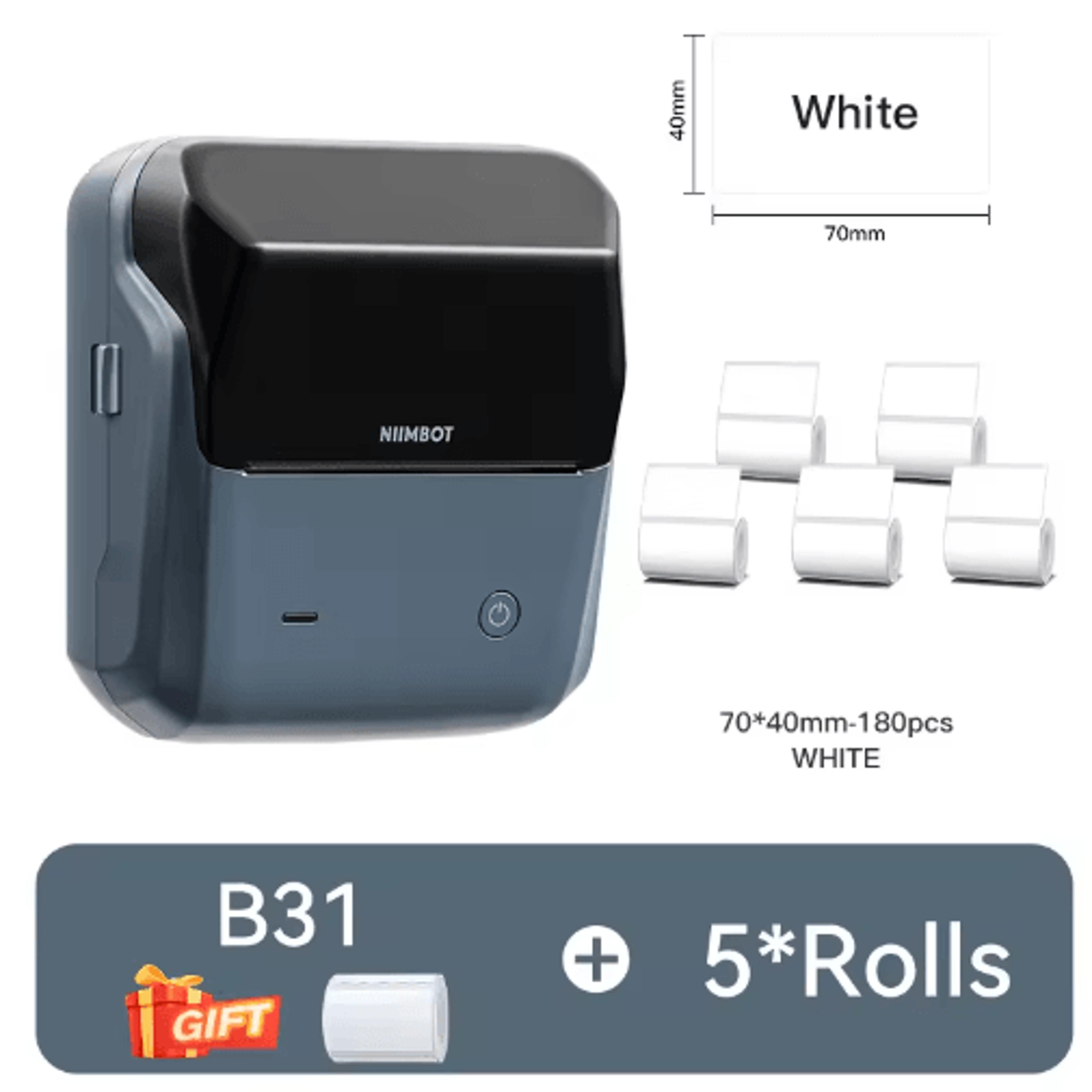 Wireless Thermal Label Printer  Portable Barcode And Sticker Maker 8