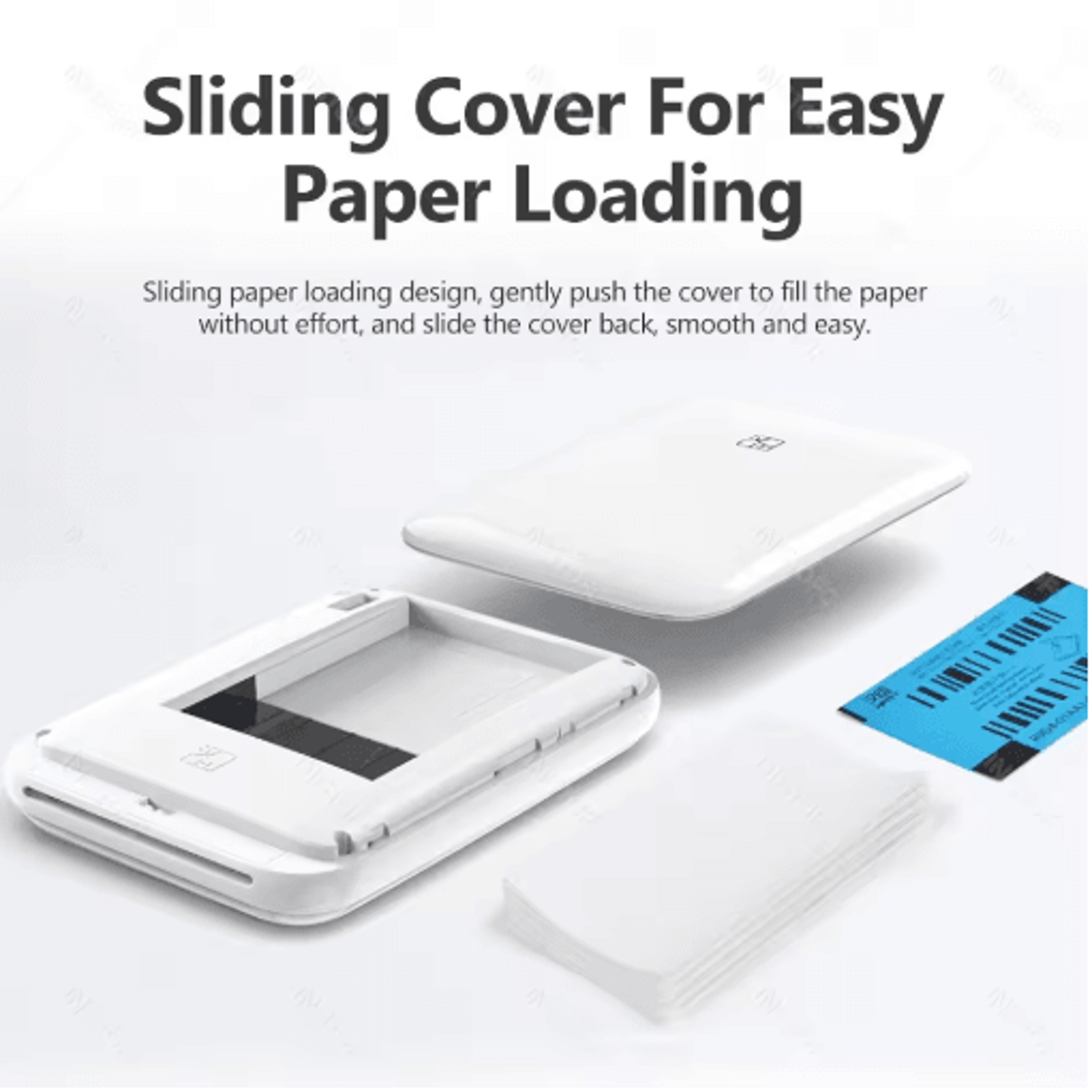 Mini Bluetooth Photo Printer  Portable 2x3 Inch ZINK Color Printer 4