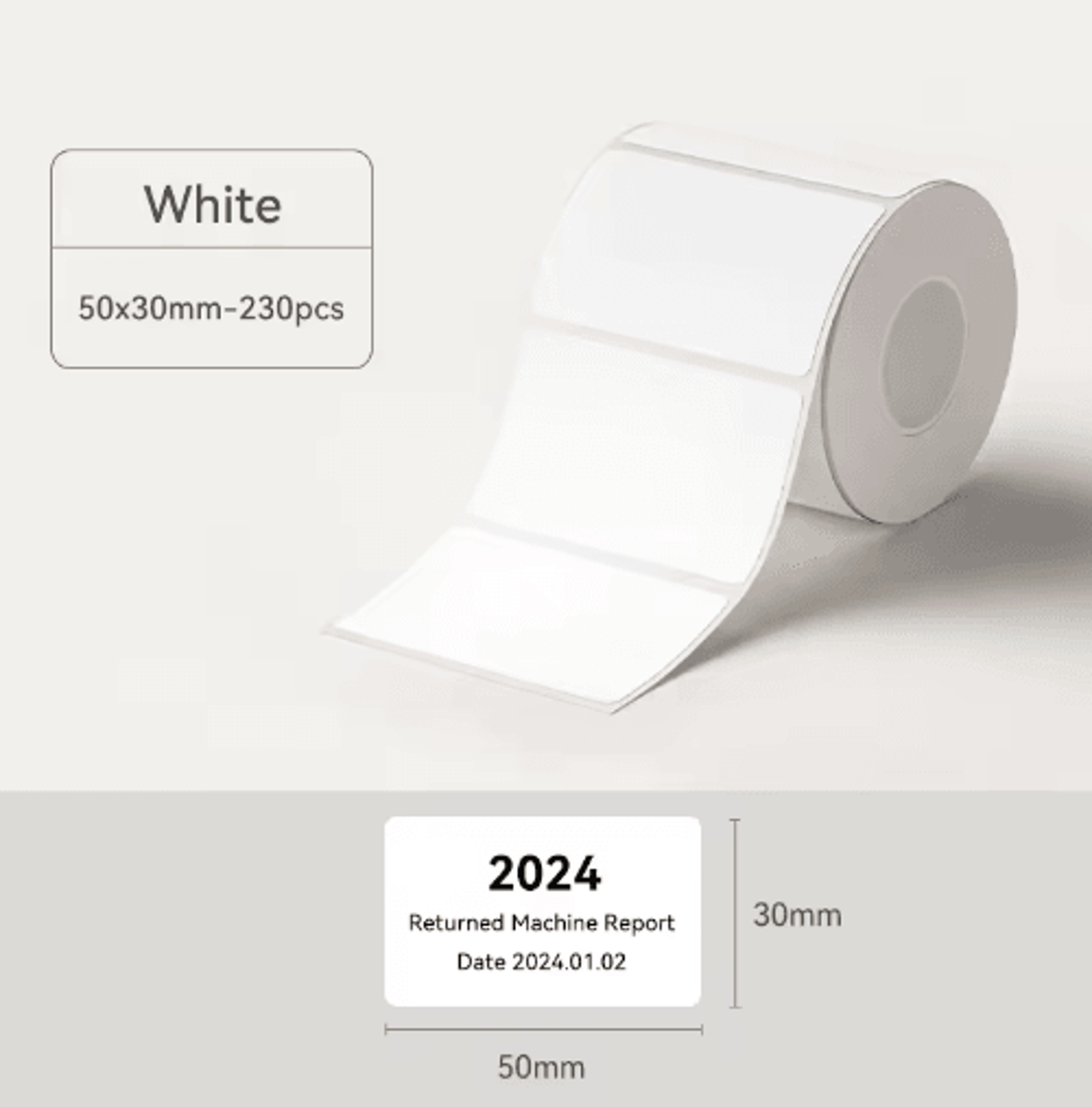 White Thermal Label Stickers  SelfAdhesive Labels For B1 B21  B3S 9
