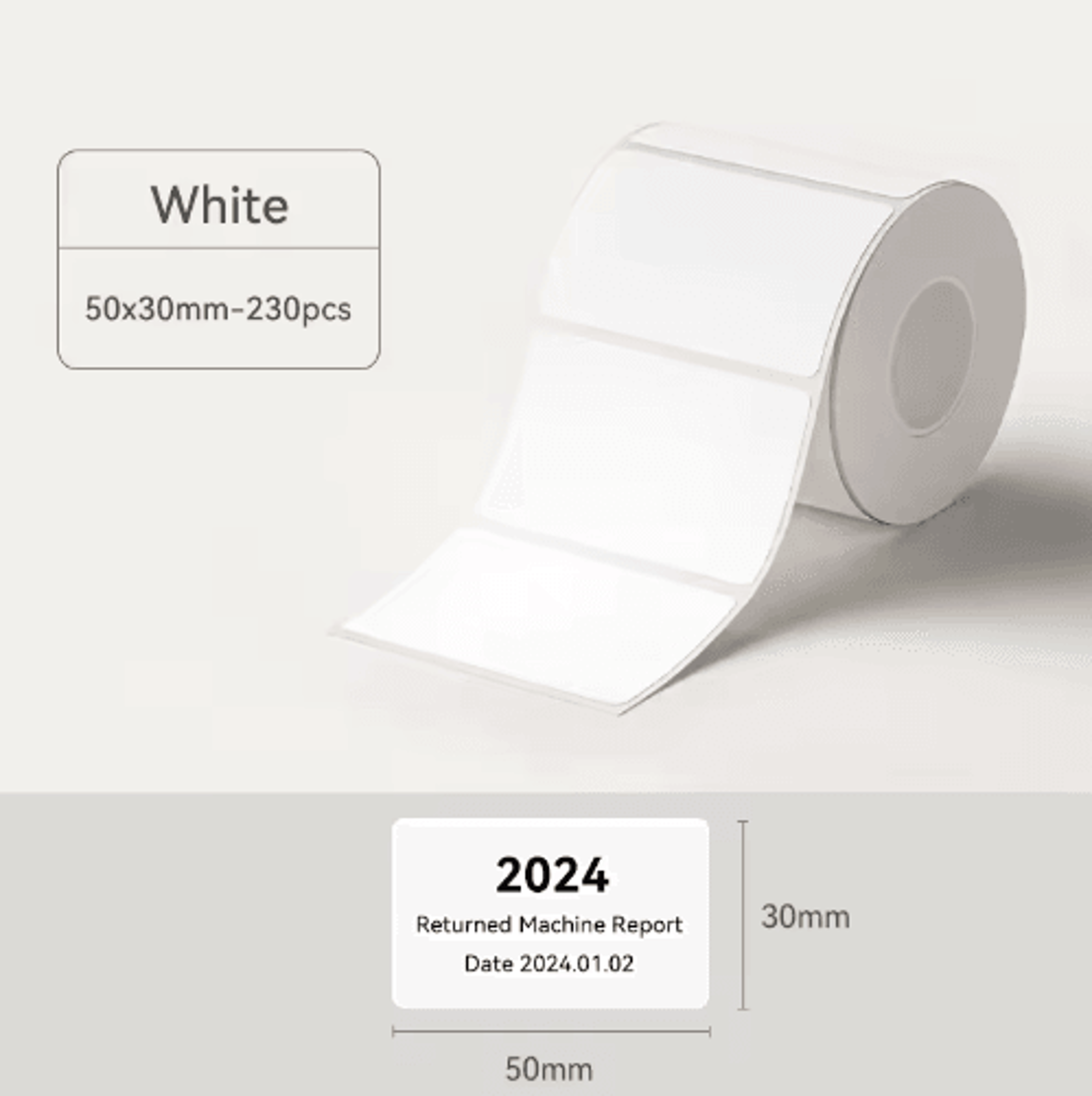 White Thermal Label Stickers  SelfAdhesive Labels For B1 B21  B3S 7