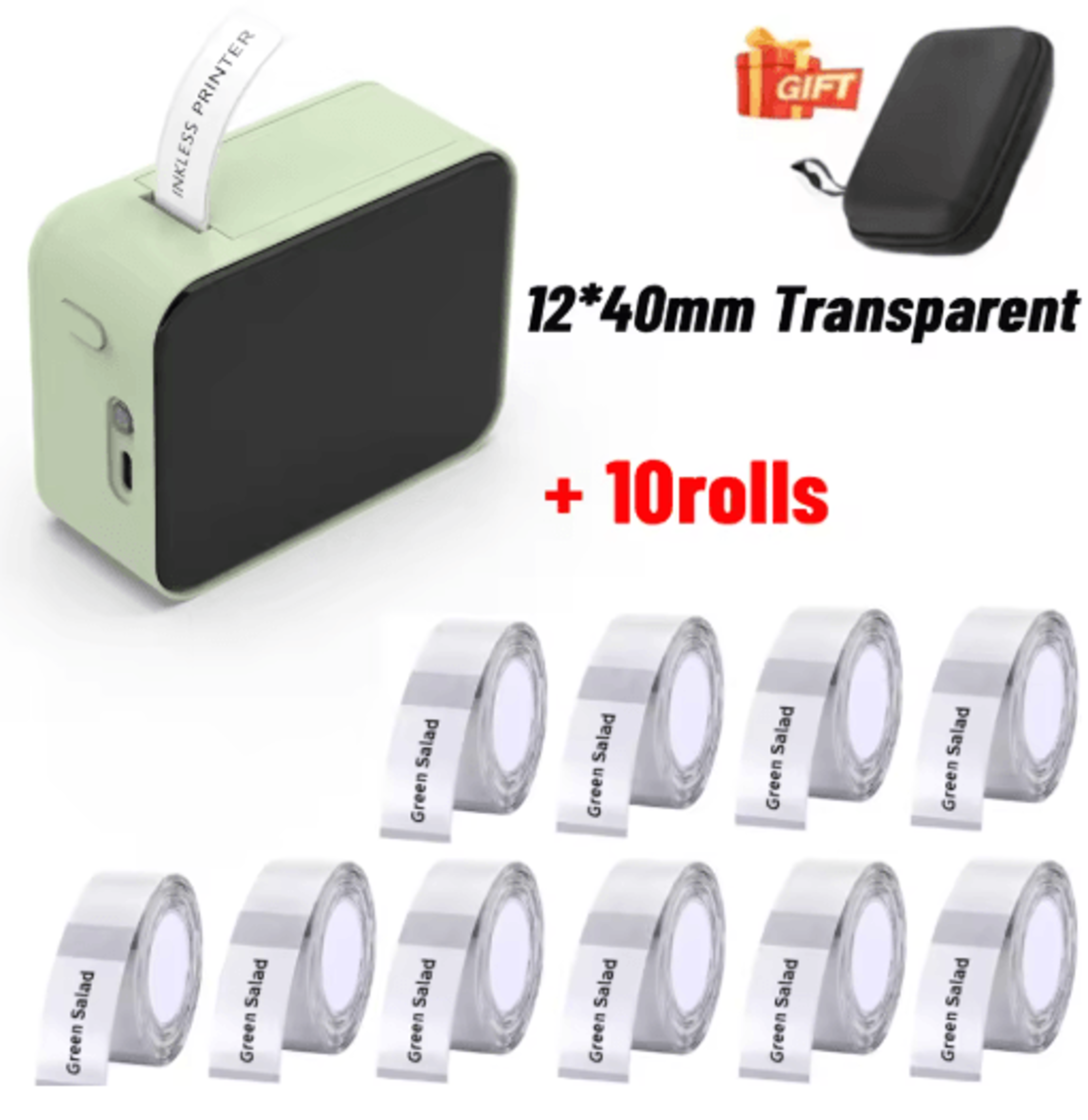 Portable Bluetooth Thermal Label Printer  Wireless Price Tag  Sticker Maker 1