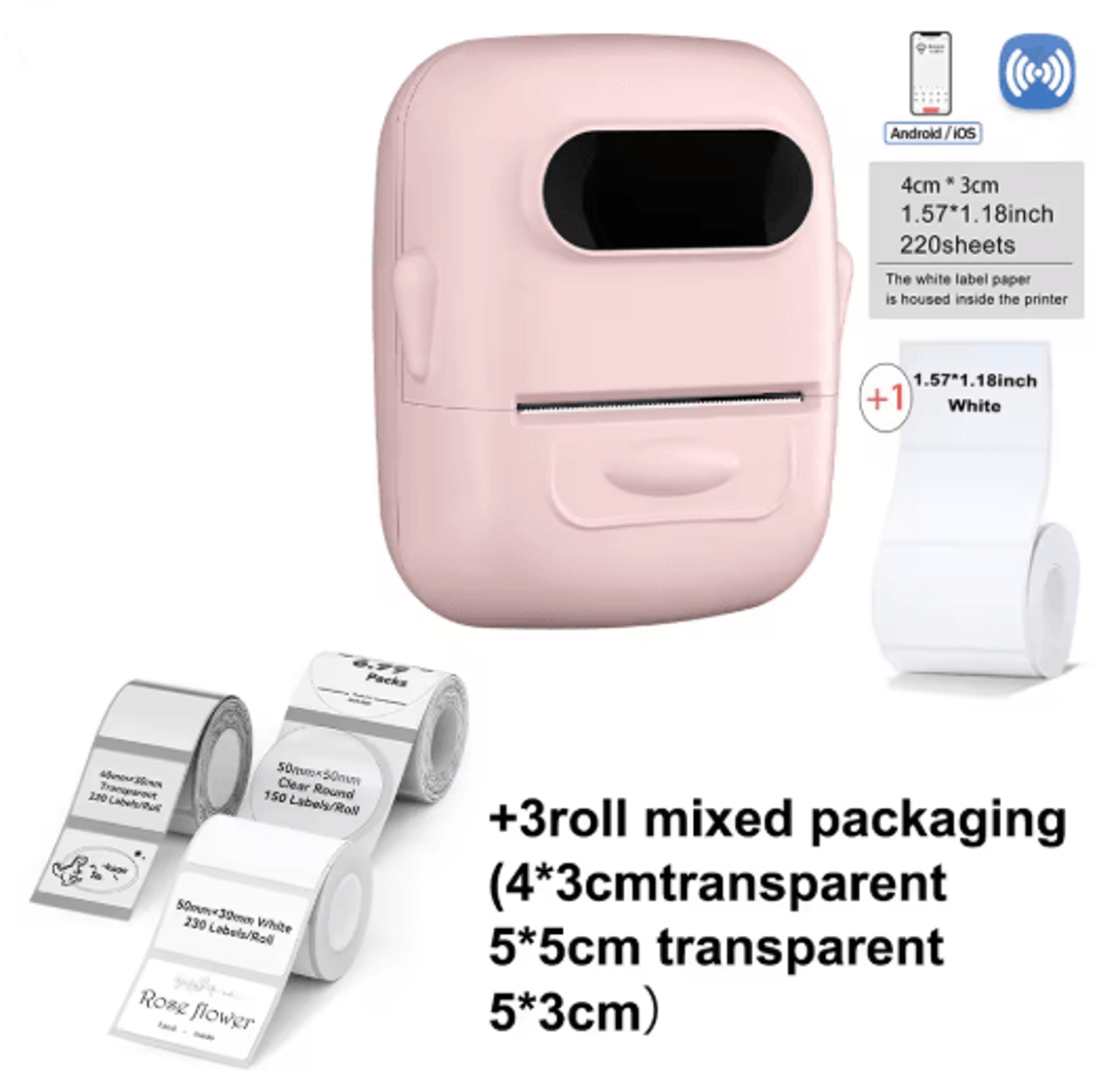 Thermal Label Printer  Custom Sticker Maker For Home  Business 2