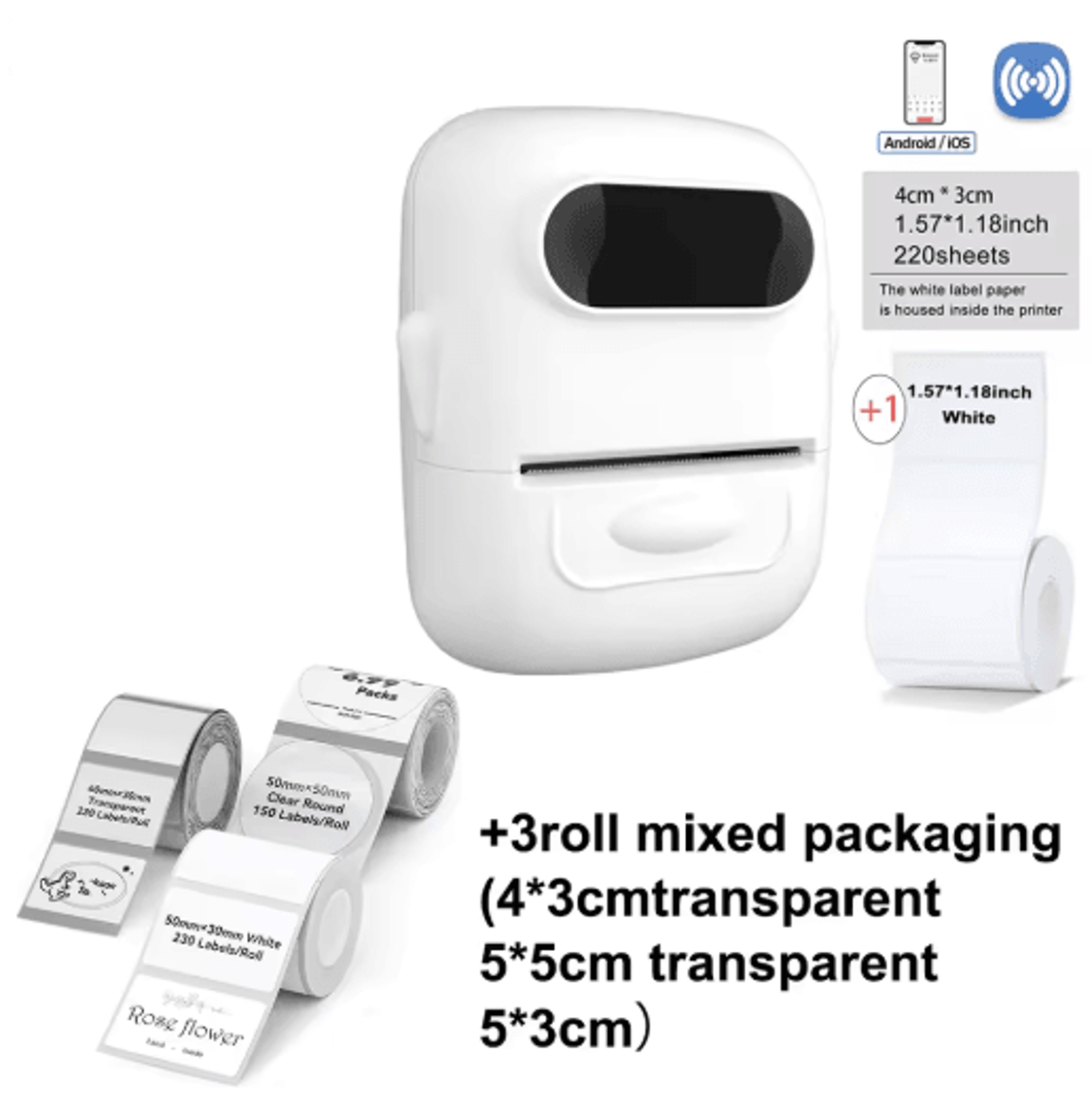 Thermal Label Printer  Custom Sticker Maker For Home  Business 4