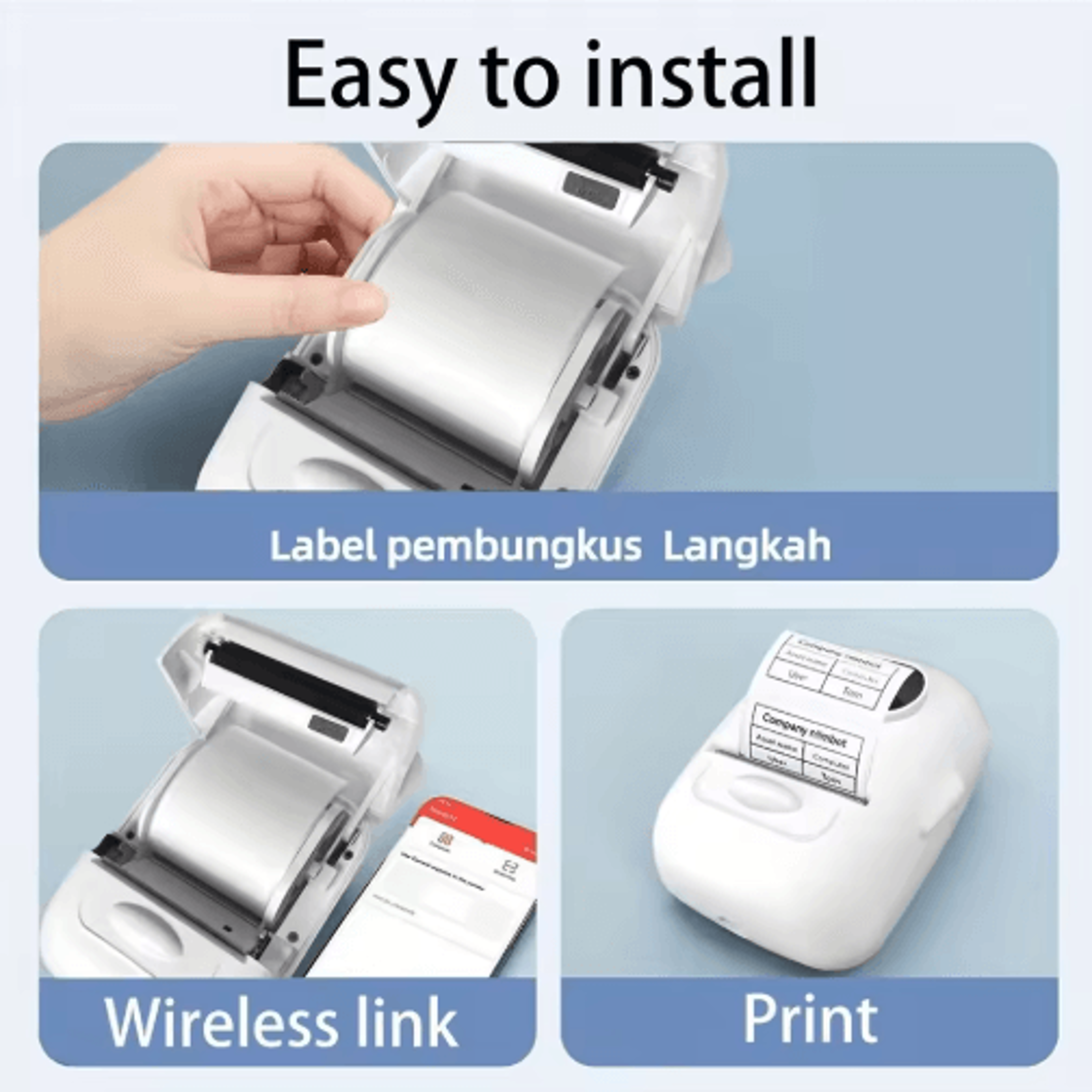 Thermal Label Printer  Custom Sticker Maker For Home  Business 16