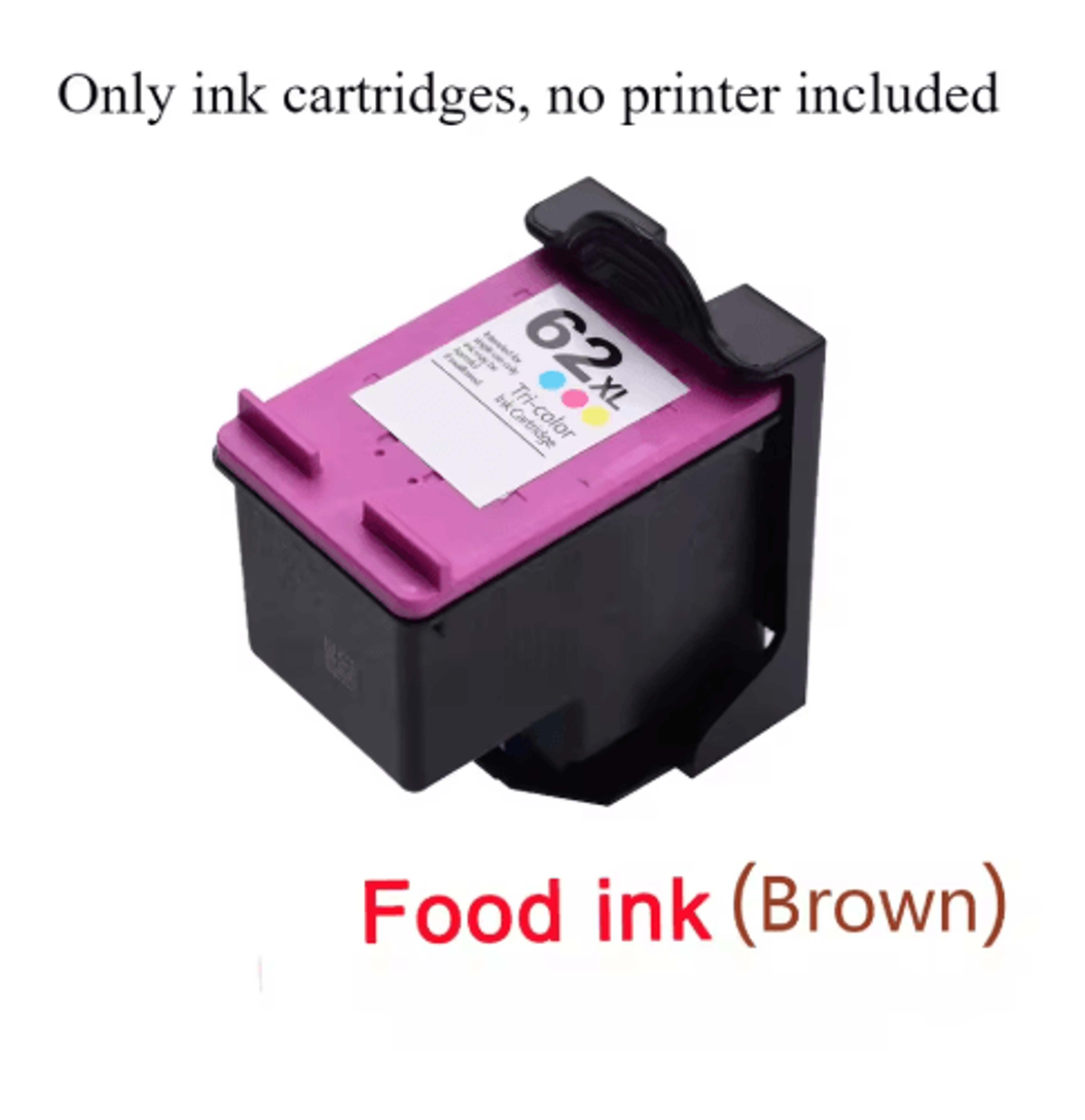 Kongten Mbrush Replacement Ink Cartridge  Black  Brown Ink For Mini Handheld Printers 3