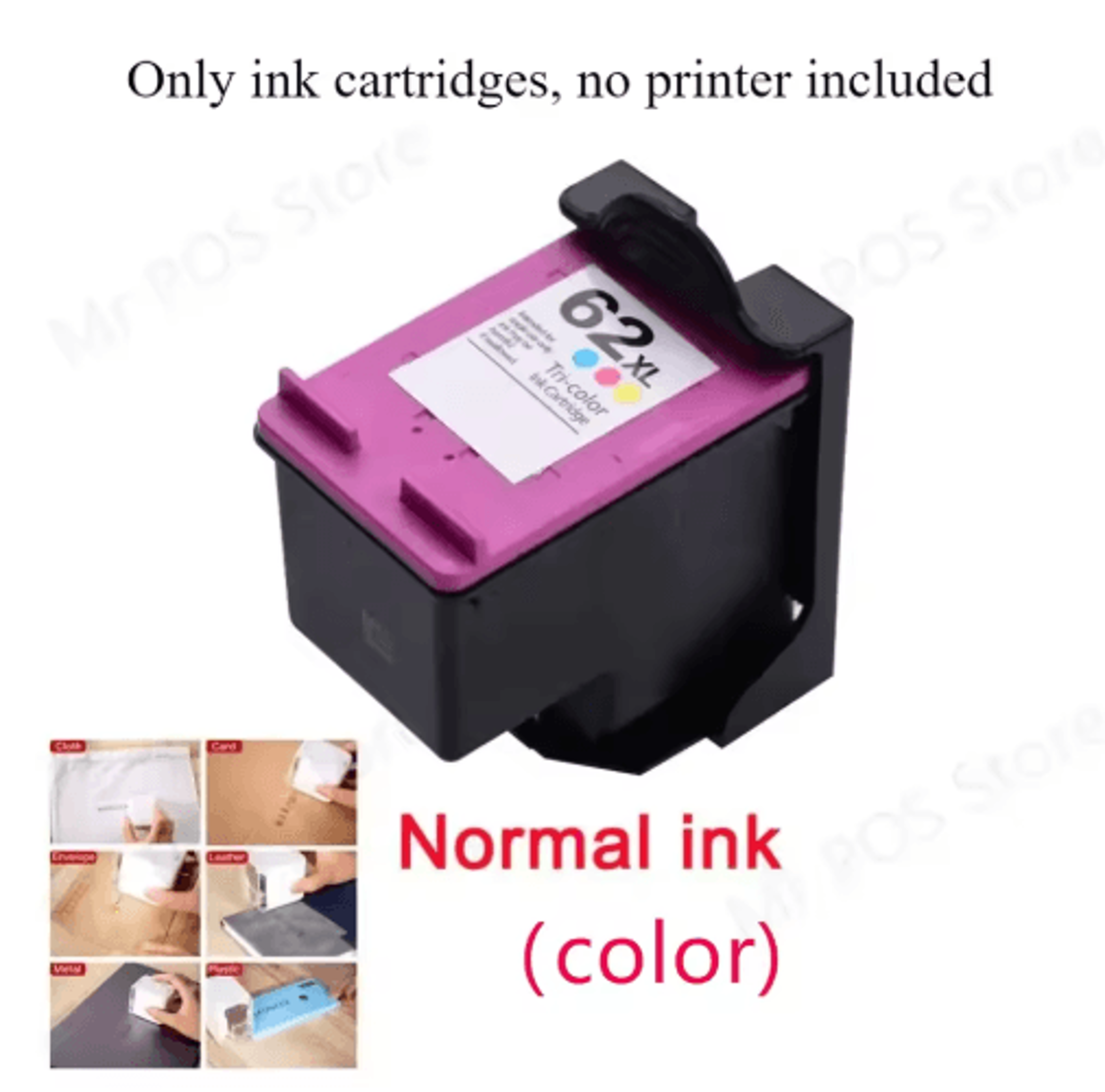 Kongten Mbrush Replacement Ink Cartridge  Black  Brown Ink For Mini Handheld Printers 2