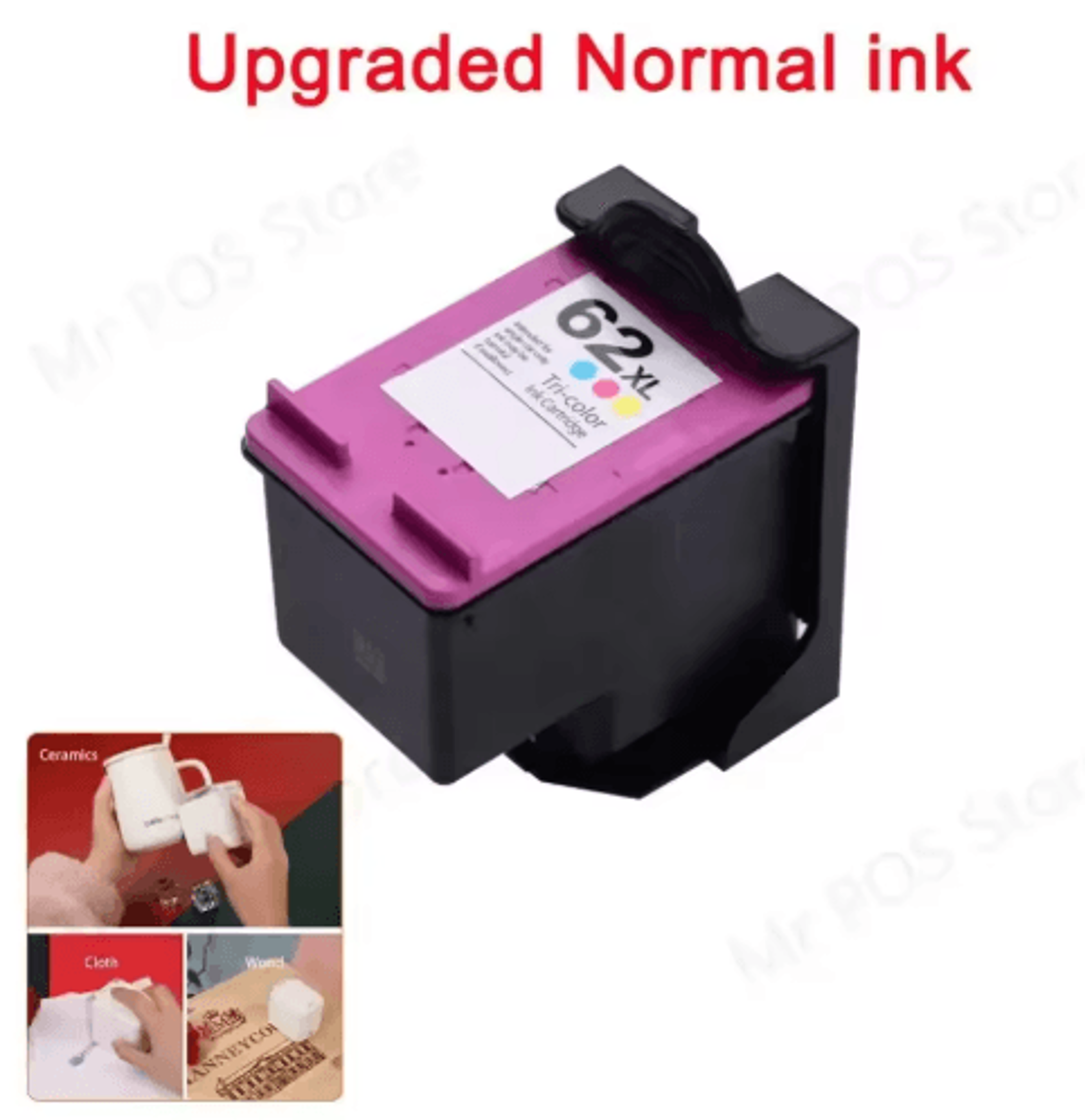 Kongten Mbrush Replacement Ink Cartridge  Black  Brown Ink For Mini Handheld Printers 11
