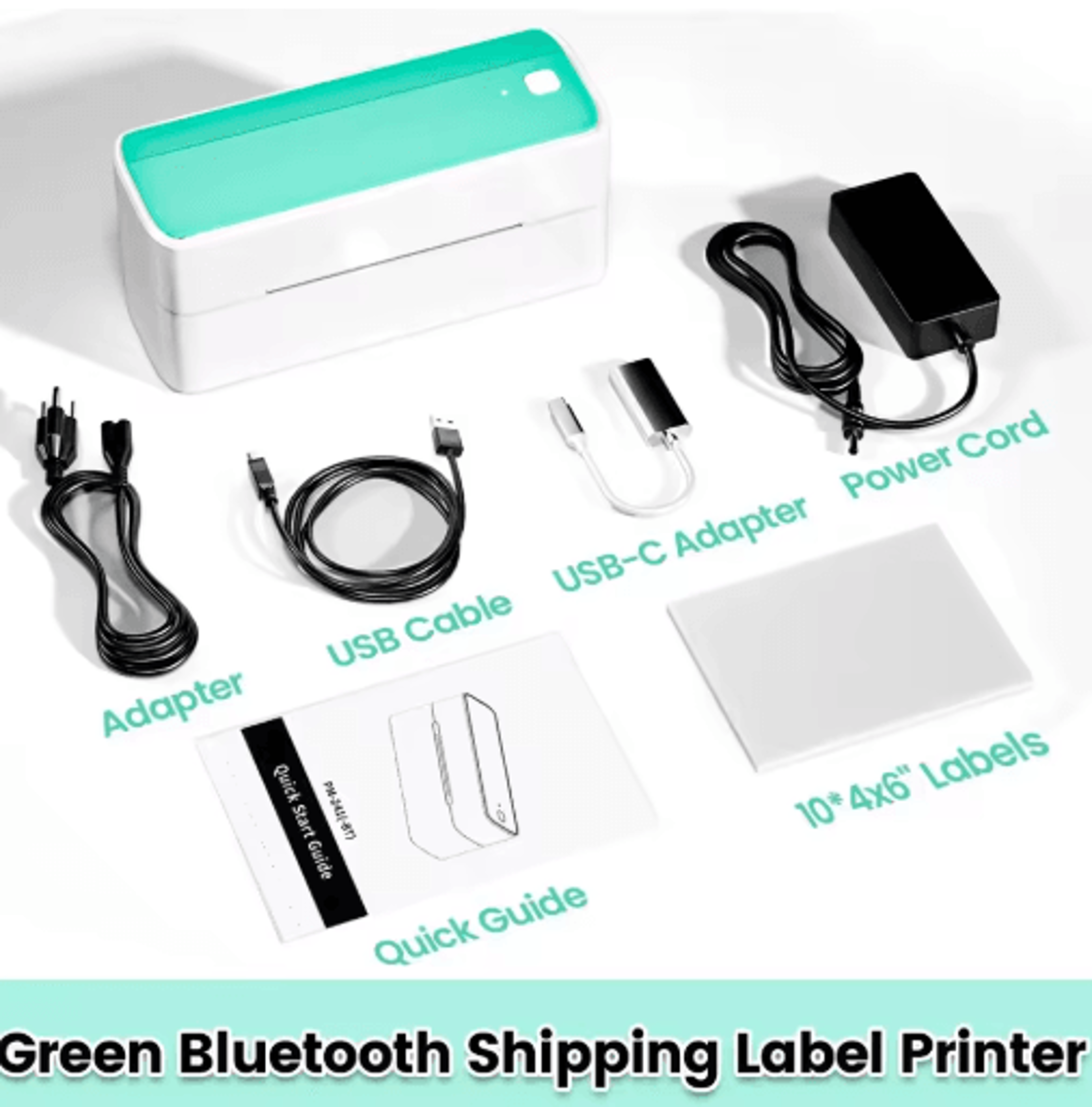 Bluetooth 4x6 Thermal Shipping Label Printer  Wireless Label Maker For Small Businesses 2