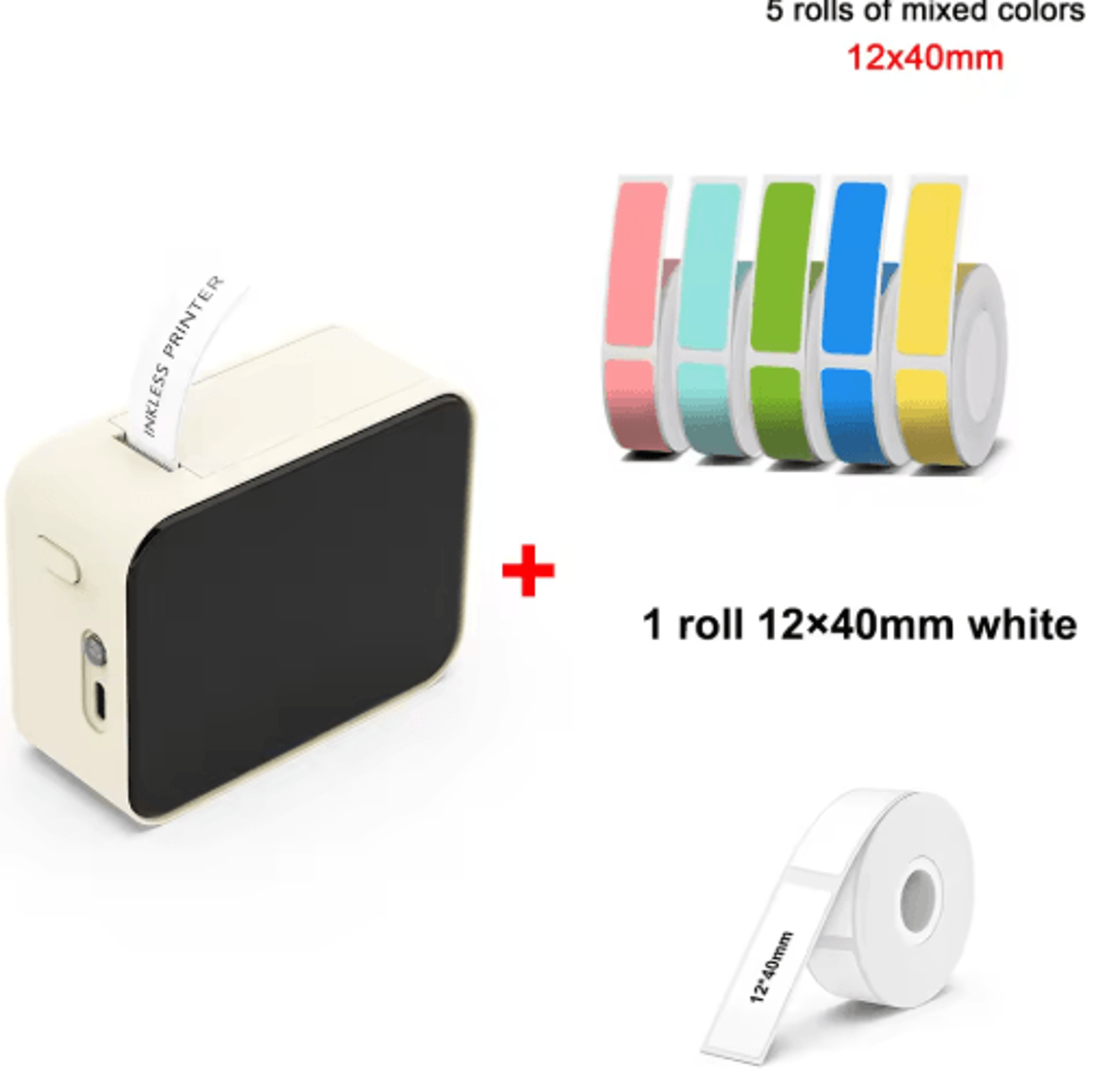 P15 Mini Bluetooth Thermal Label Printer Portable Wireless Sticker Maker For Home  Office 1