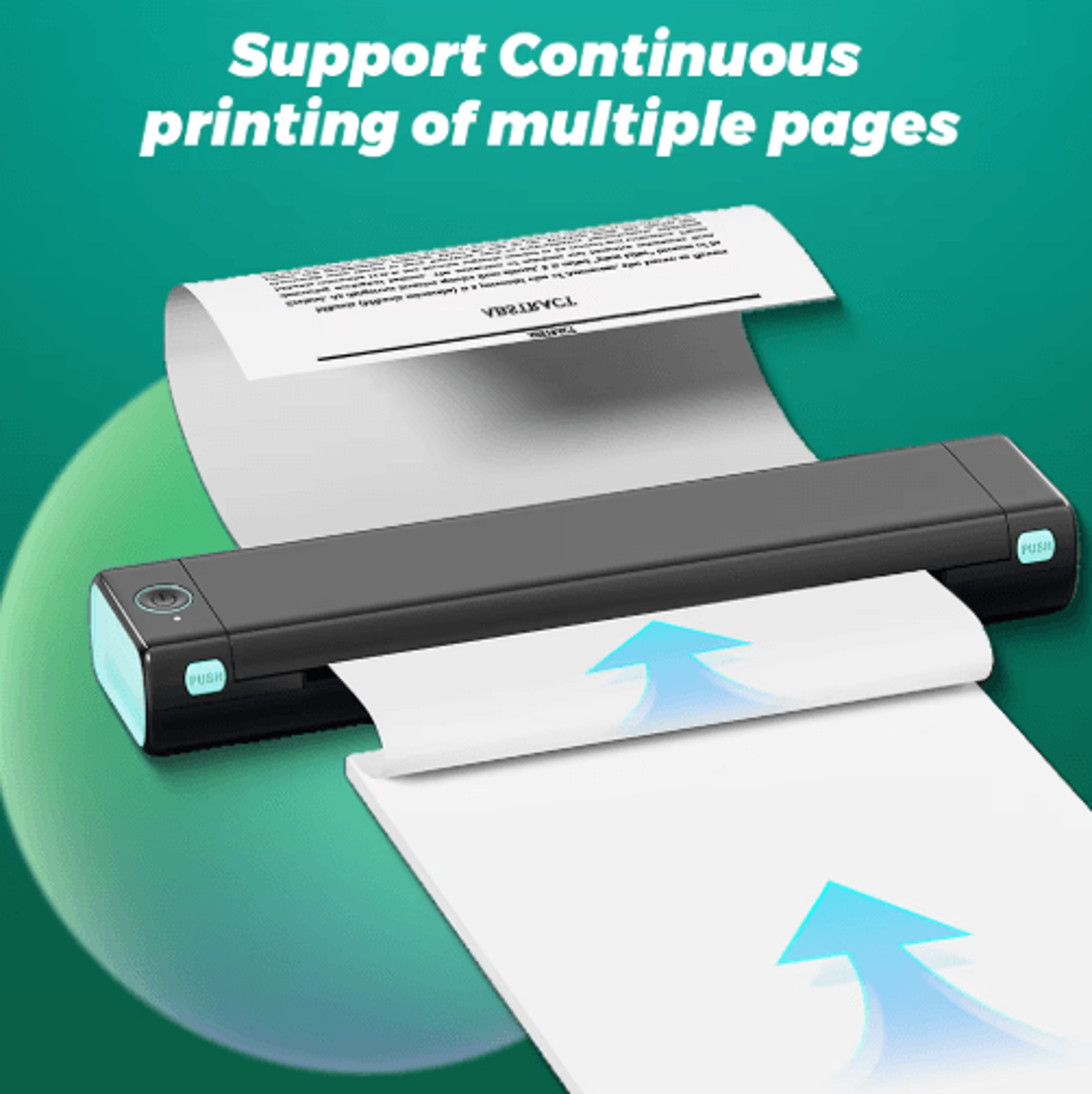 QuickDry Thermal Printer Paper  2 Rolls Continuous Paper For M832M833M834M835 10