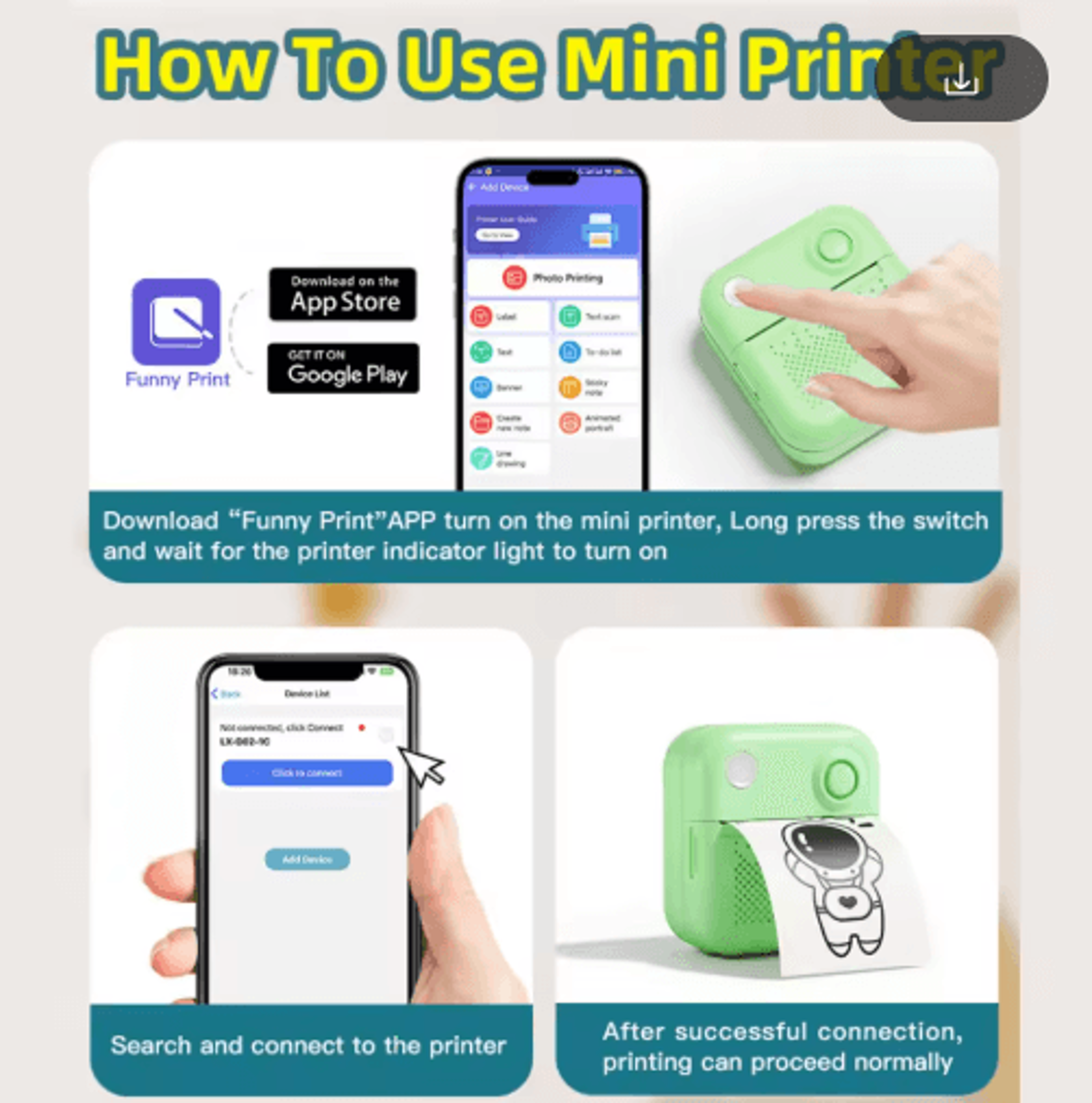 Mini Thermal Printer Paper  SelfAdhesive Sticker Rolls For Photo  Label Printing 18