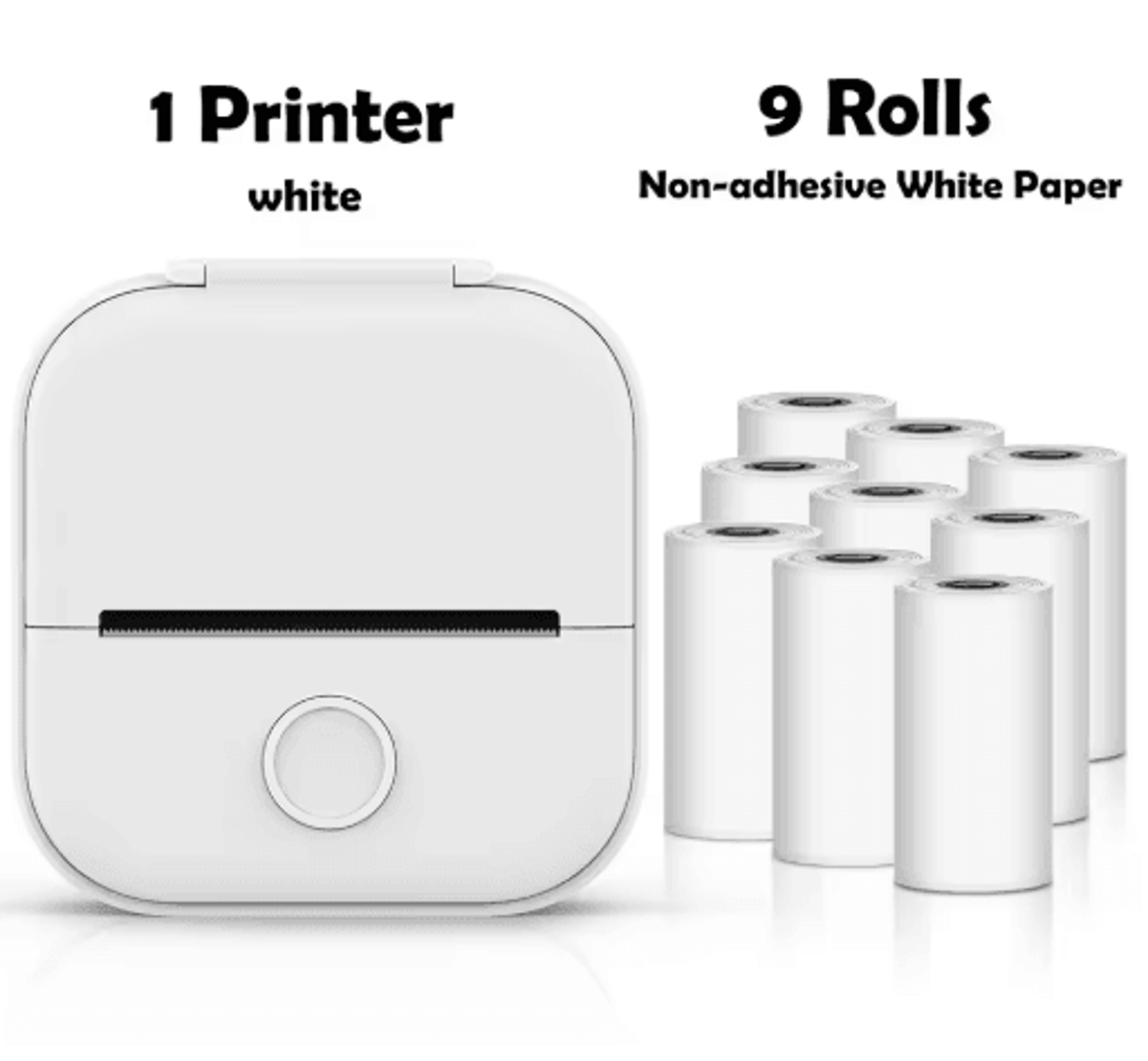 Mini Wireless Thermal Pocket Printer  Portable Sticker Maker For Journaling  DIY Crafts 6