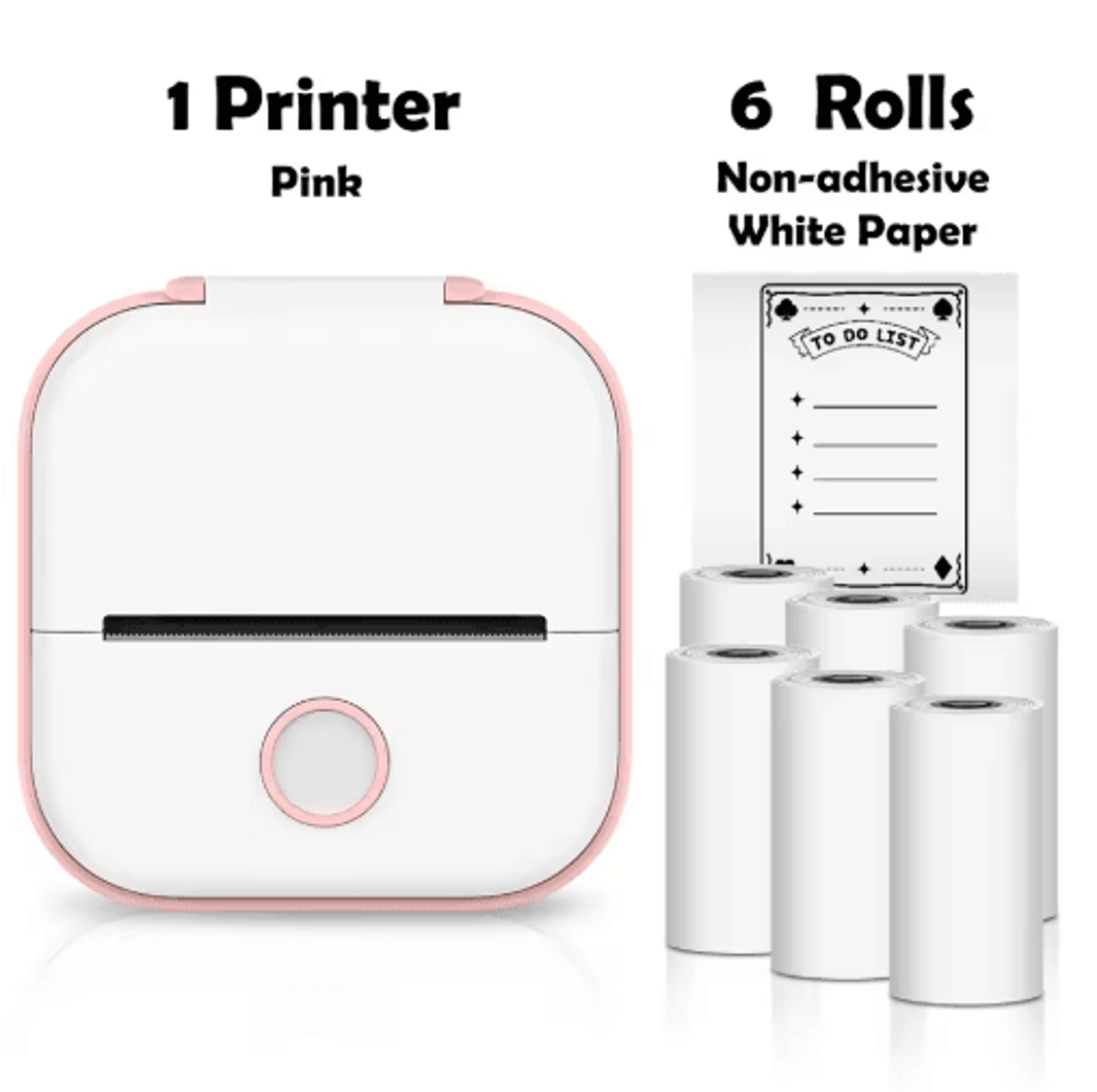 Mini Wireless Thermal Pocket Printer  Portable Sticker Maker For Journaling  DIY Crafts 16