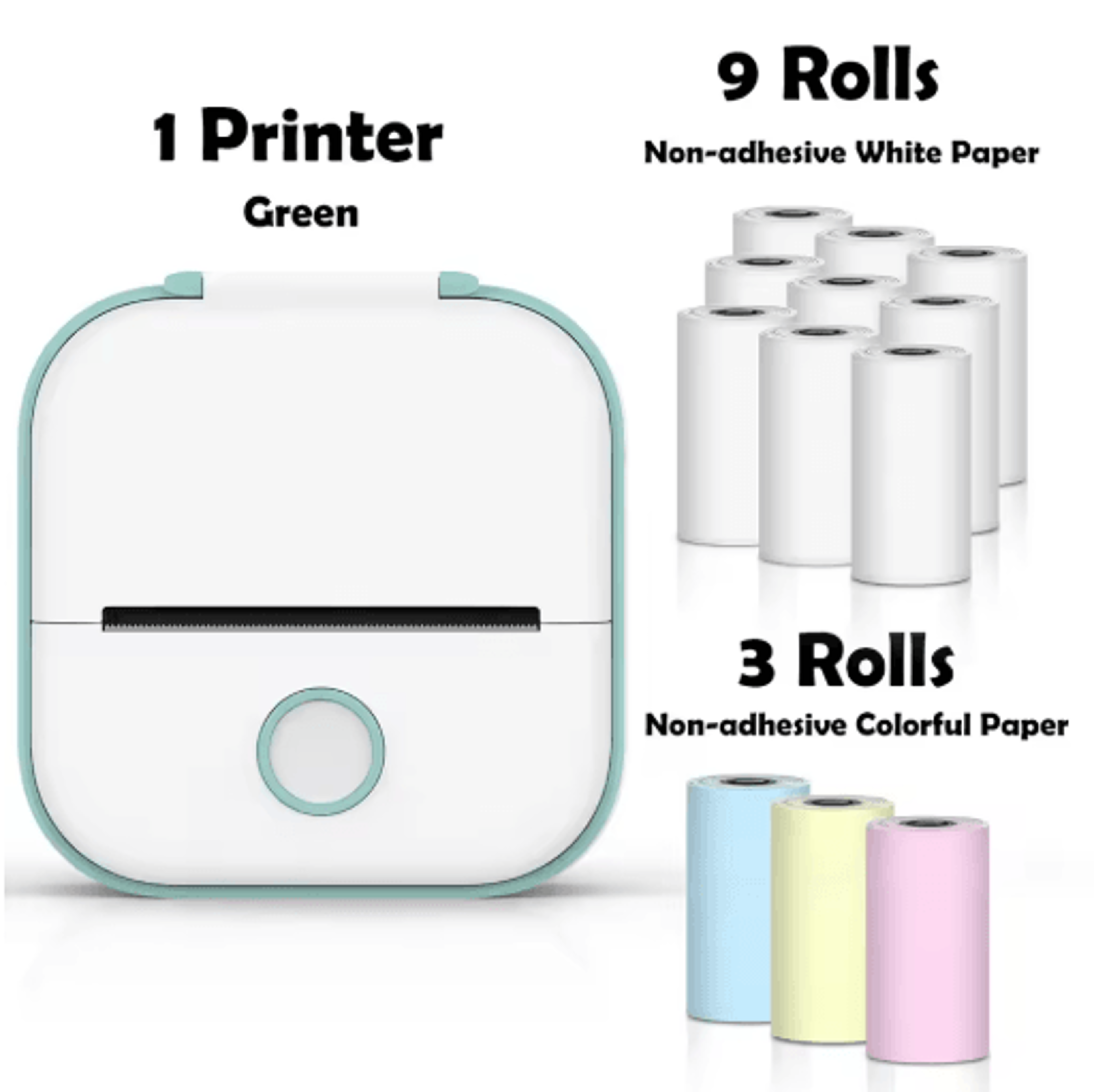 Mini Wireless Thermal Pocket Printer  Portable Sticker Maker For Journaling  DIY Crafts 12