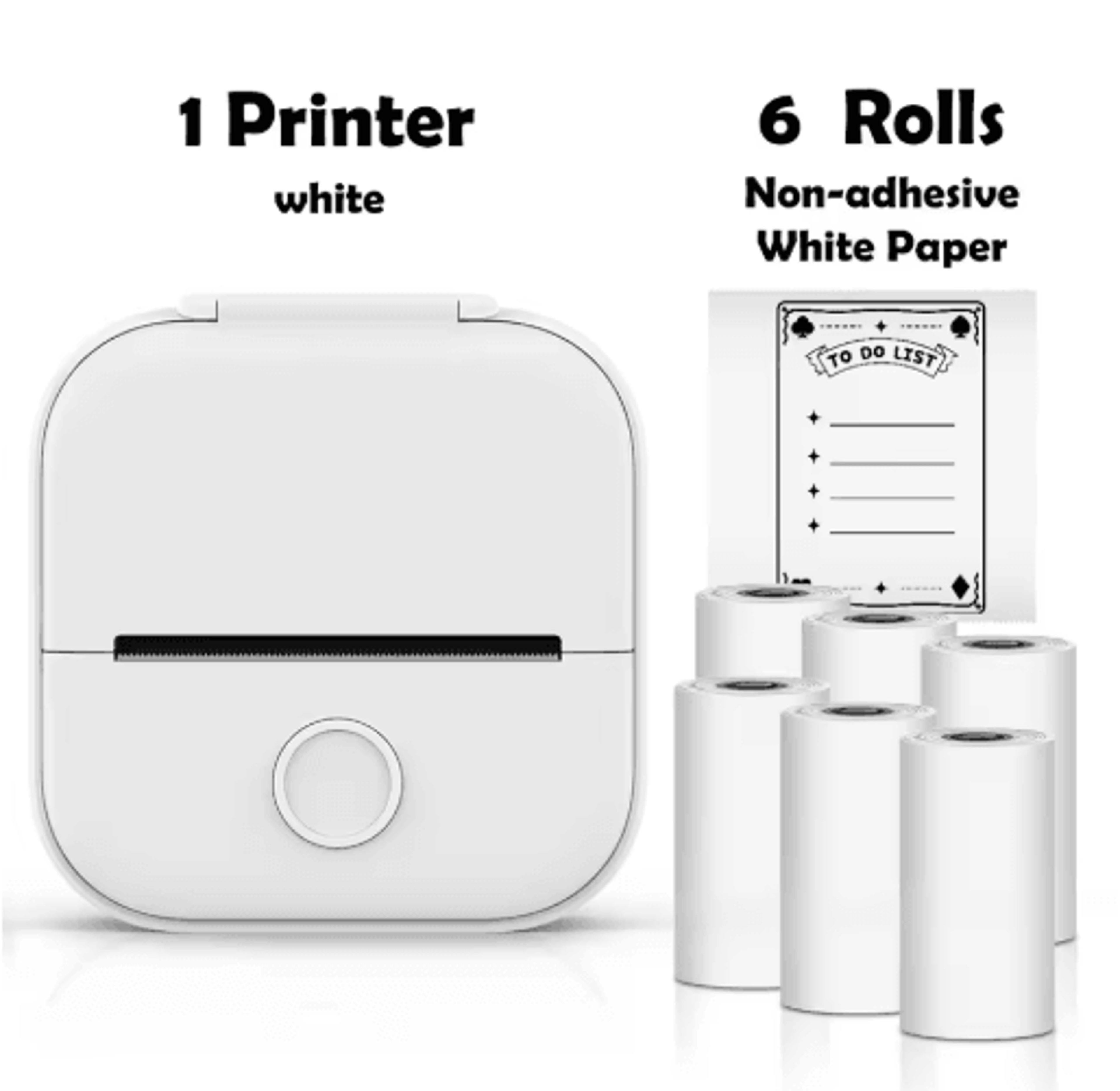 Mini Wireless Thermal Pocket Printer  Portable Sticker Maker For Journaling  DIY Crafts 20