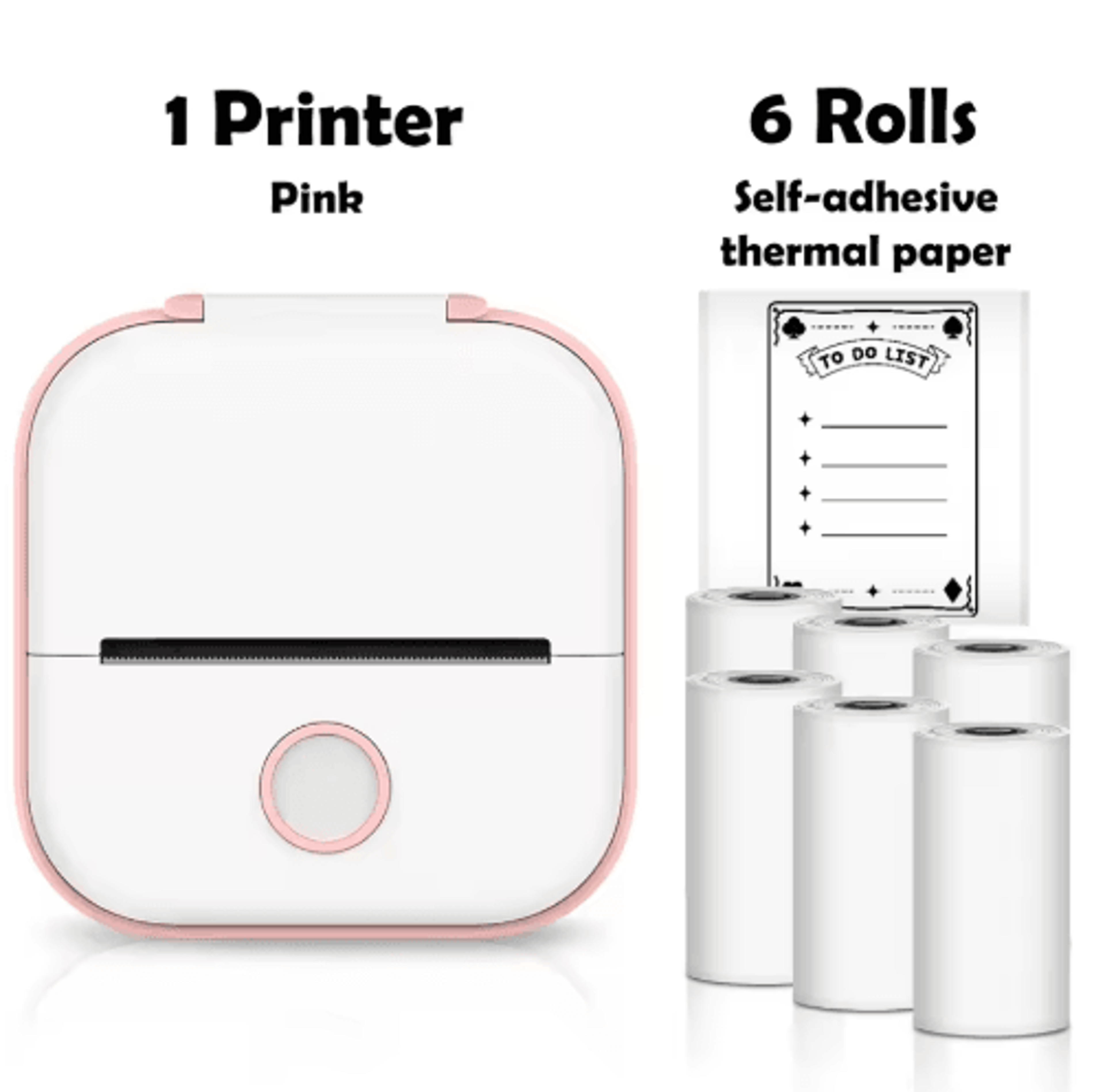 Mini Wireless Thermal Pocket Printer  Portable Sticker Maker For Journaling  DIY Crafts 7