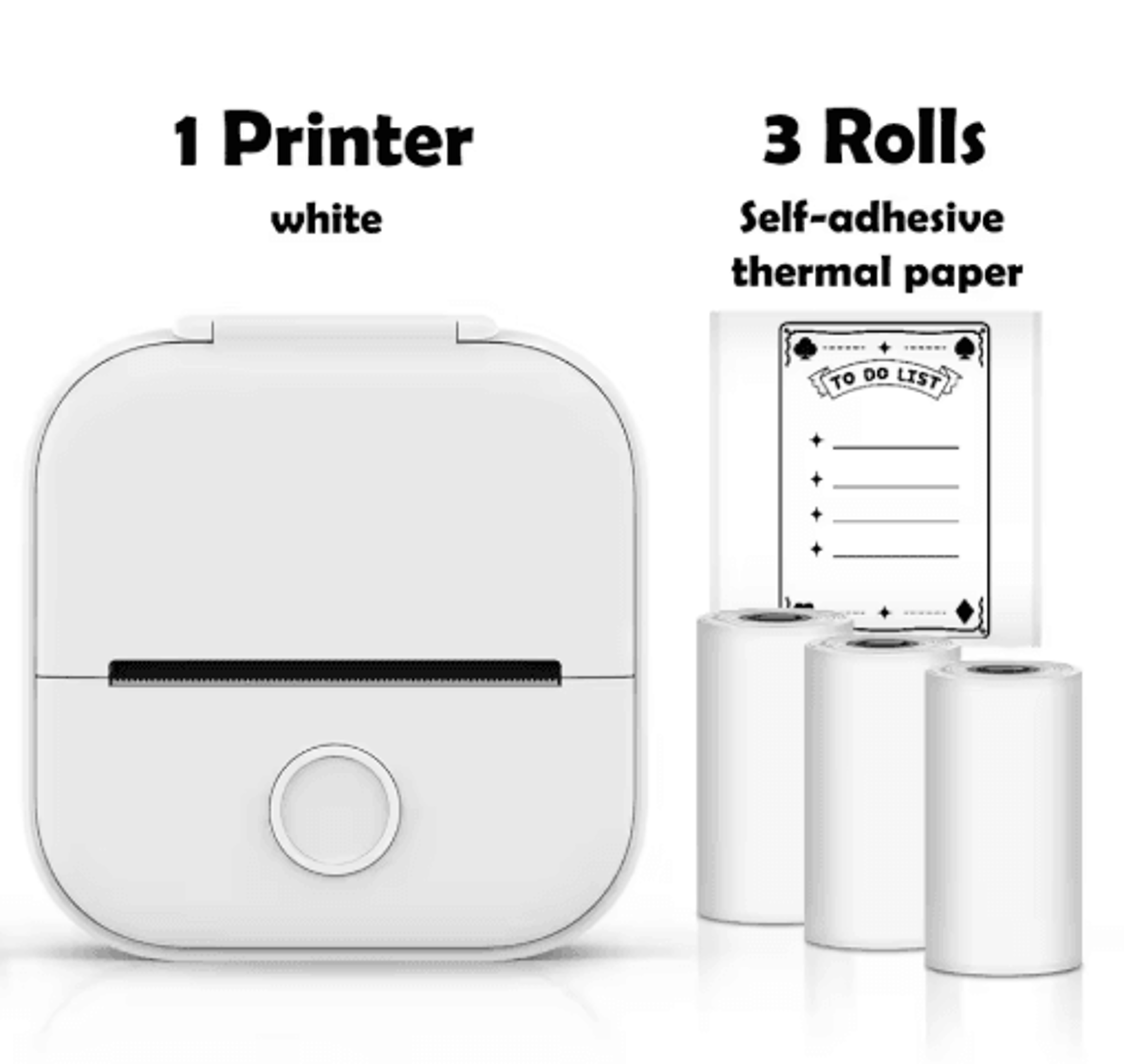 Mini Wireless Thermal Pocket Printer  Portable Sticker Maker For Journaling  DIY Crafts 22