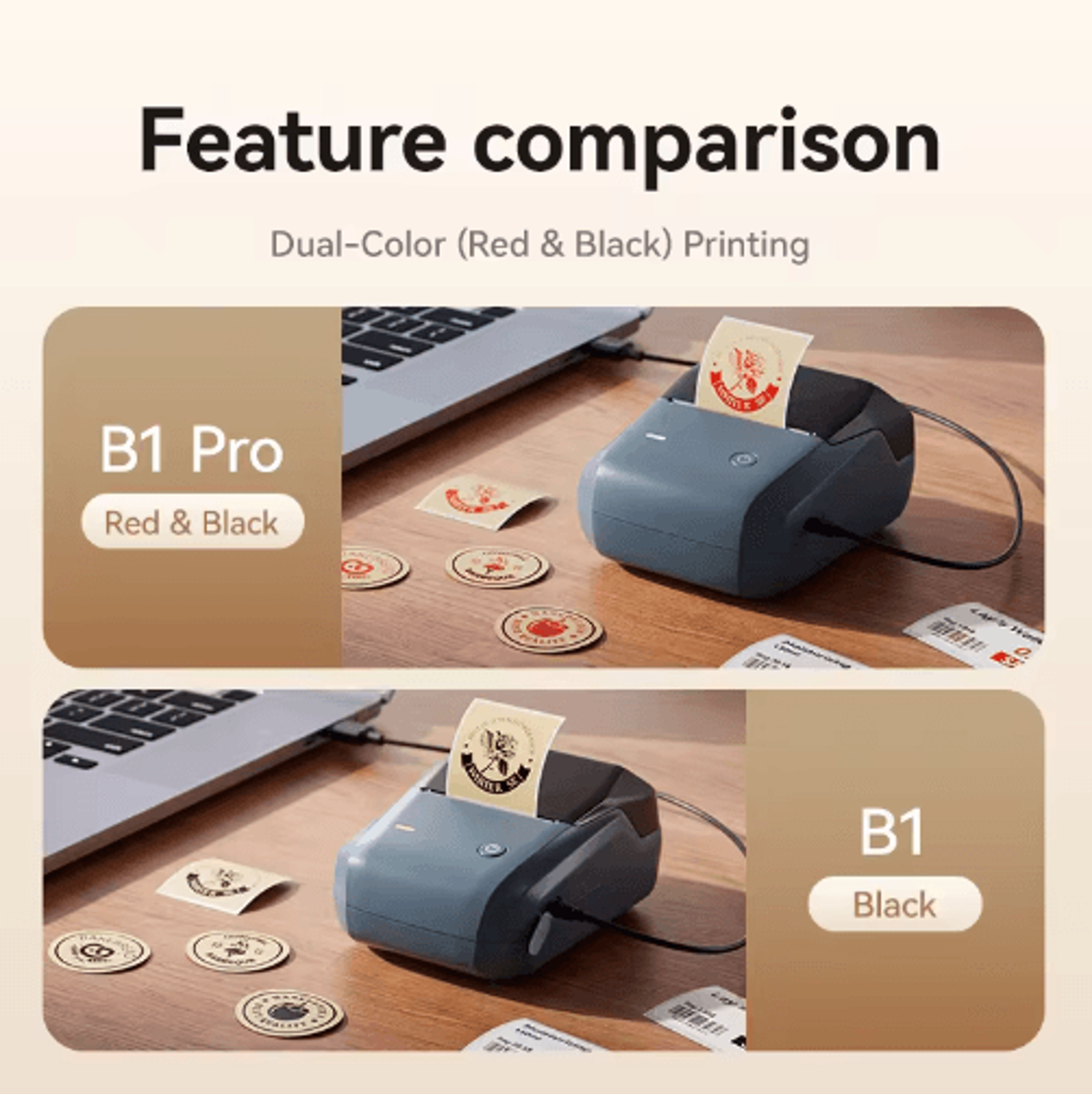 Wireless Label Printer  2050mm SelfAdhesive Sticker Maker For Home  Office 16