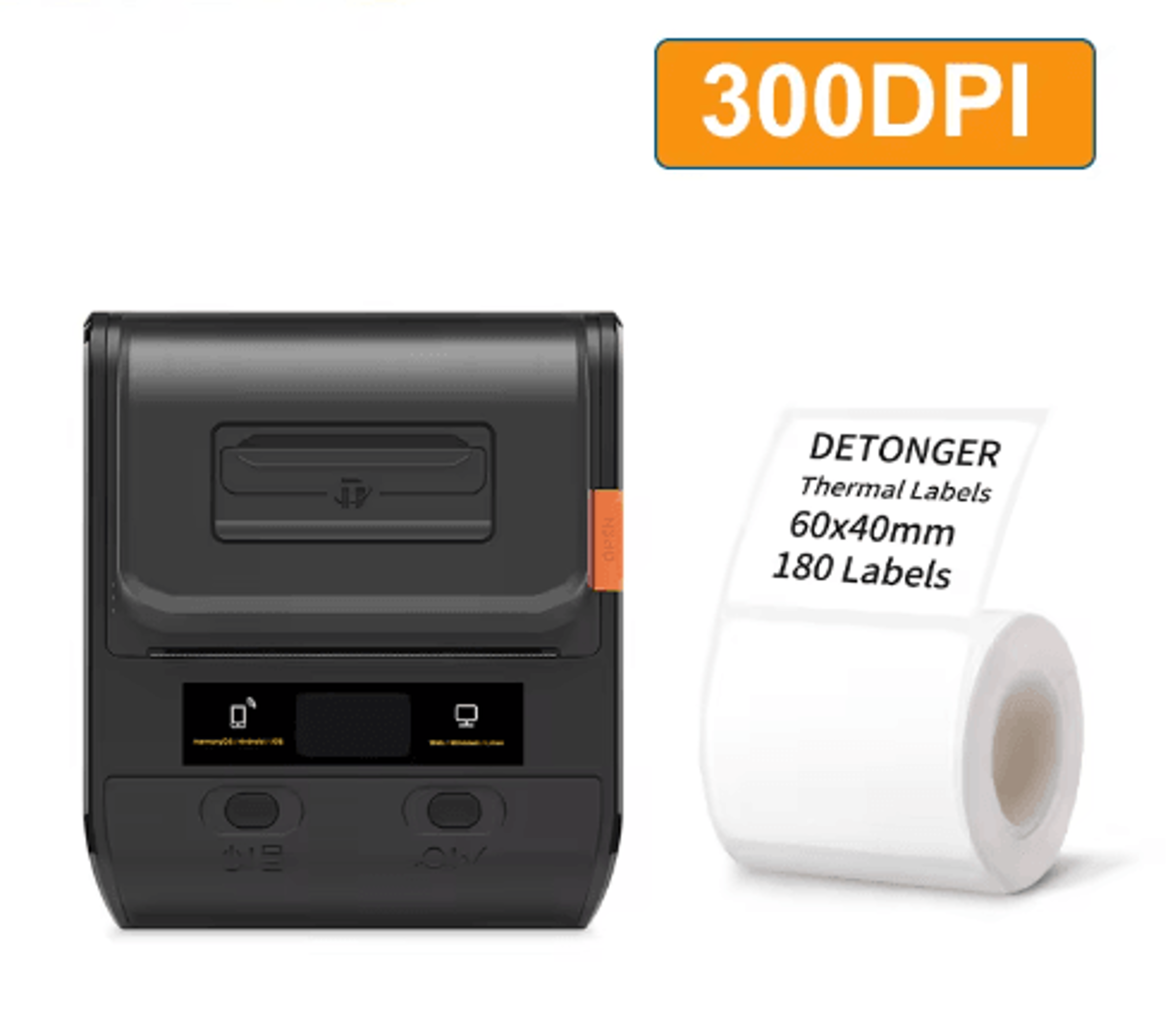 Multifunctional Bluetooth Thermal Label Printer  Wireless Barcode Maker For Android  IOS 5